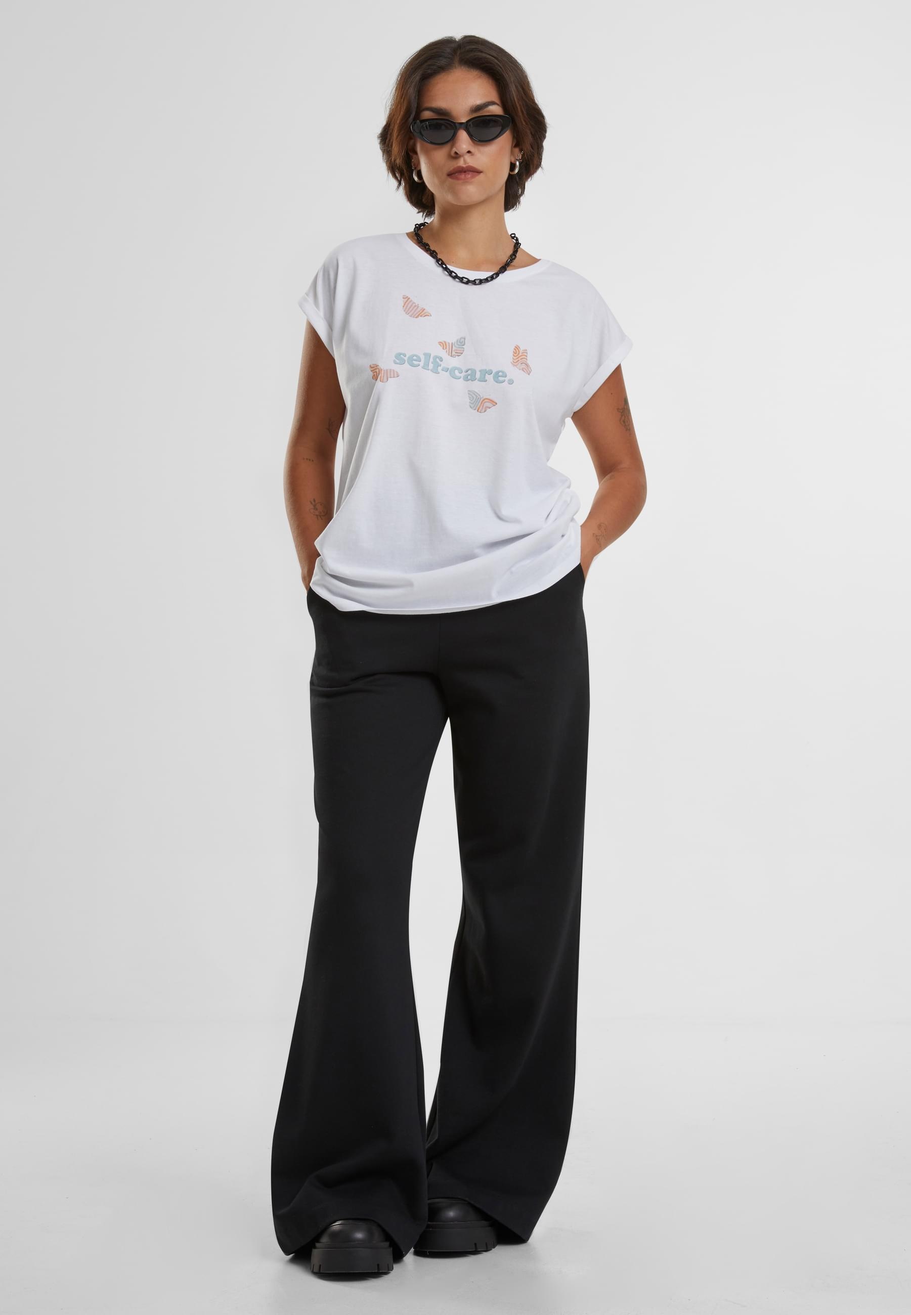 MisterTee T-Shirt »MisterTee Damen Ladies Self-Care Tee«, (1 tlg.)