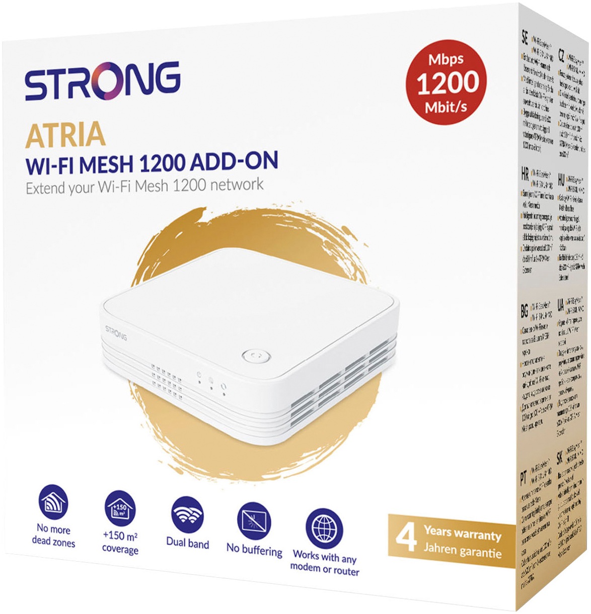 Strong WLAN-Router »WI-FI MESH 1200 ADD-ON«, (1 St.), Easy MESH Technologie