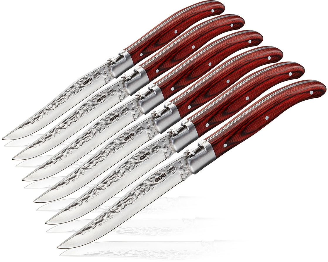 GEFU Steakbesteck "RANCHO" scharfe Klingen, ergonomisches Design, stilvolle günstig online kaufen