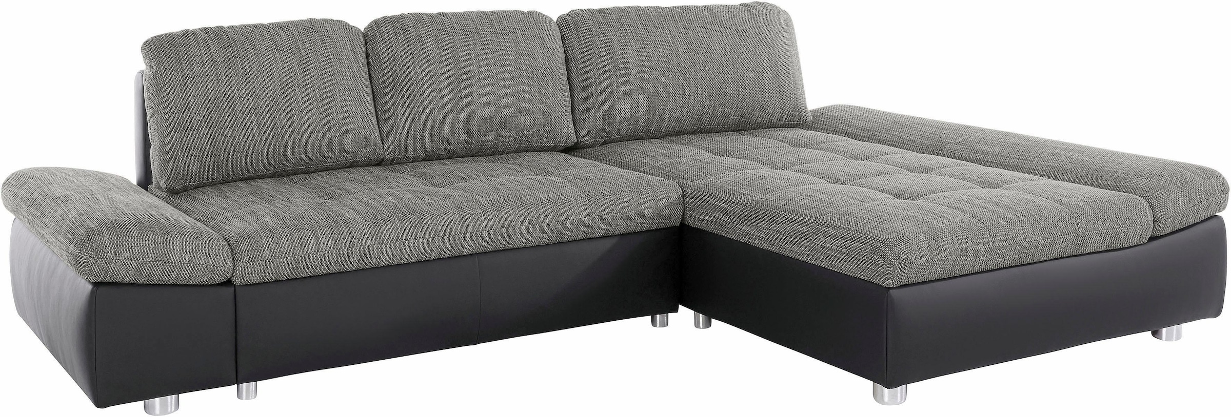 sit&more Ecksofa "Bergamo L-Form", wahlweise mit Bettfunktion, Bettkasten u günstig online kaufen