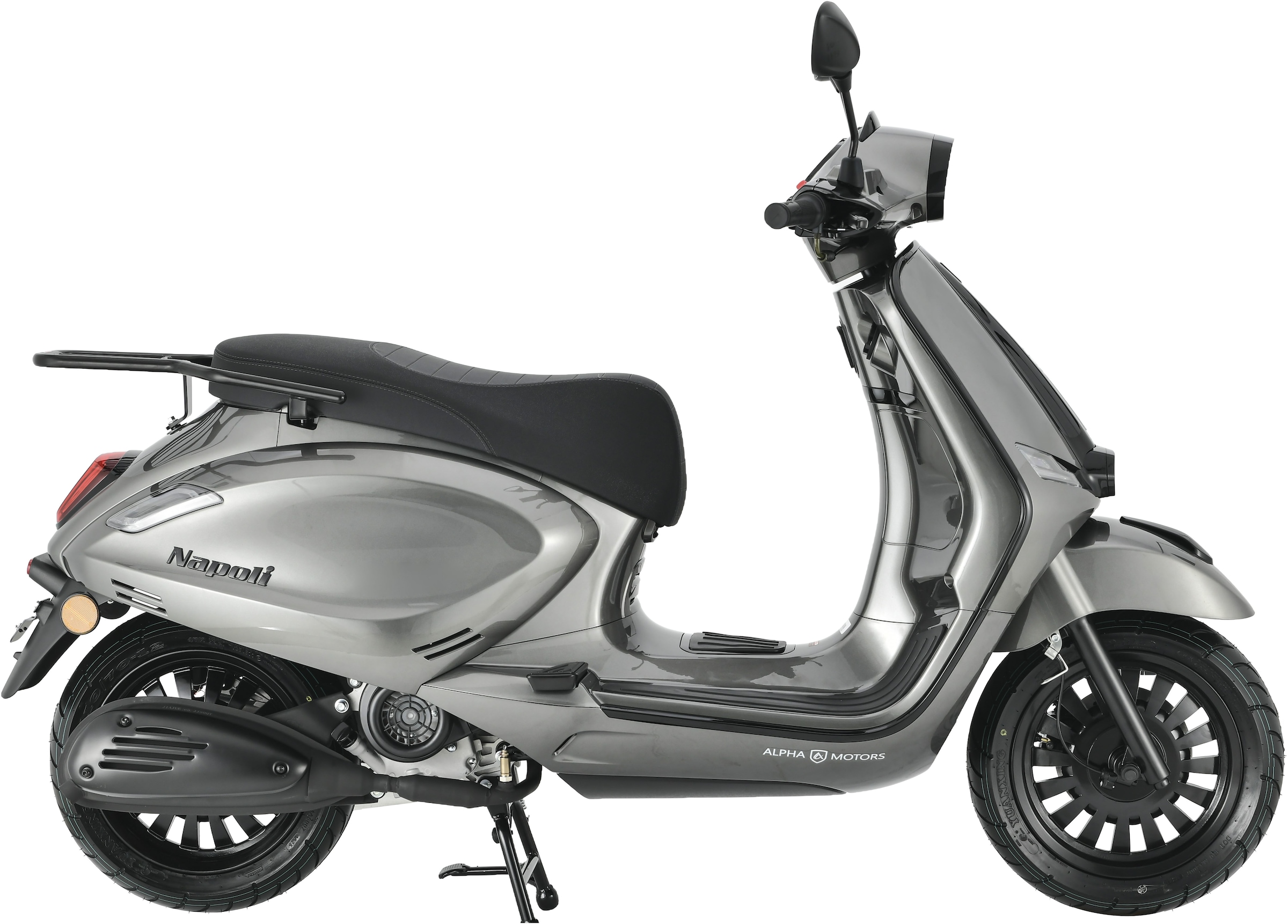 Alpha Motors Motorroller »Napoli 50 ccm 45 km/h EURO 5 (mit/ohne Topcase)«, 50 cm³, 45 km/h, Euro 5, 3,26 PS