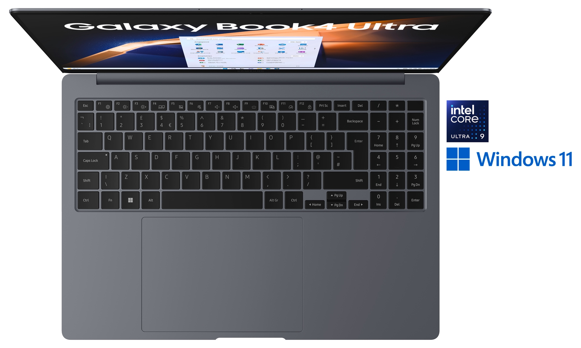 Samsung Notebook »NP960X Galaxy Book4 Ultra 16''«, 40,6 cm, / 16 Zoll, Intel, Core Ultra 9, GeForce RTX, 1024 GB SSD, Intel Core Ultra 9 Prozessor, 32 GB + 1 TB