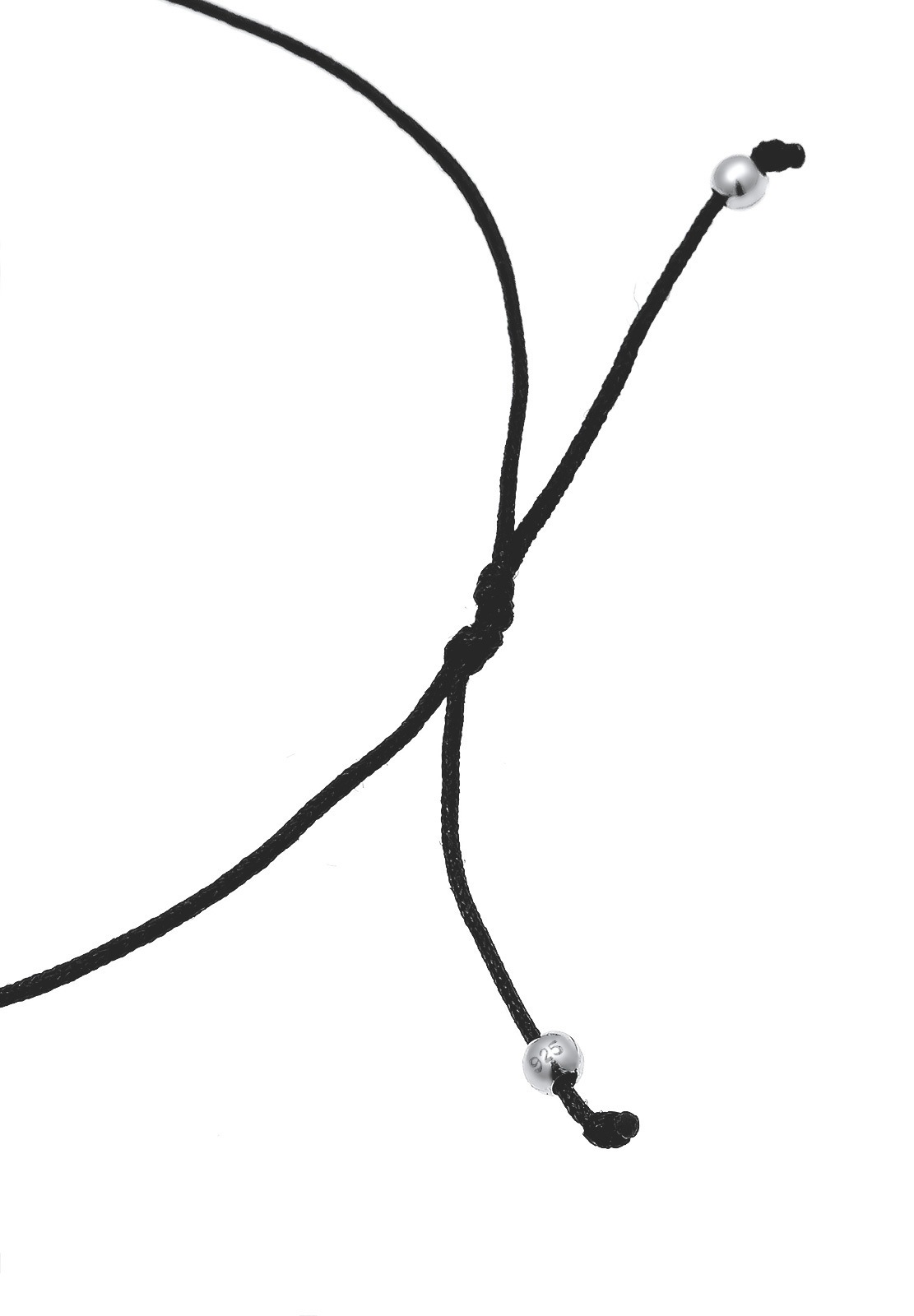 Elli Armband »Kugeln Bead Nylon 925 Sterling Silber«