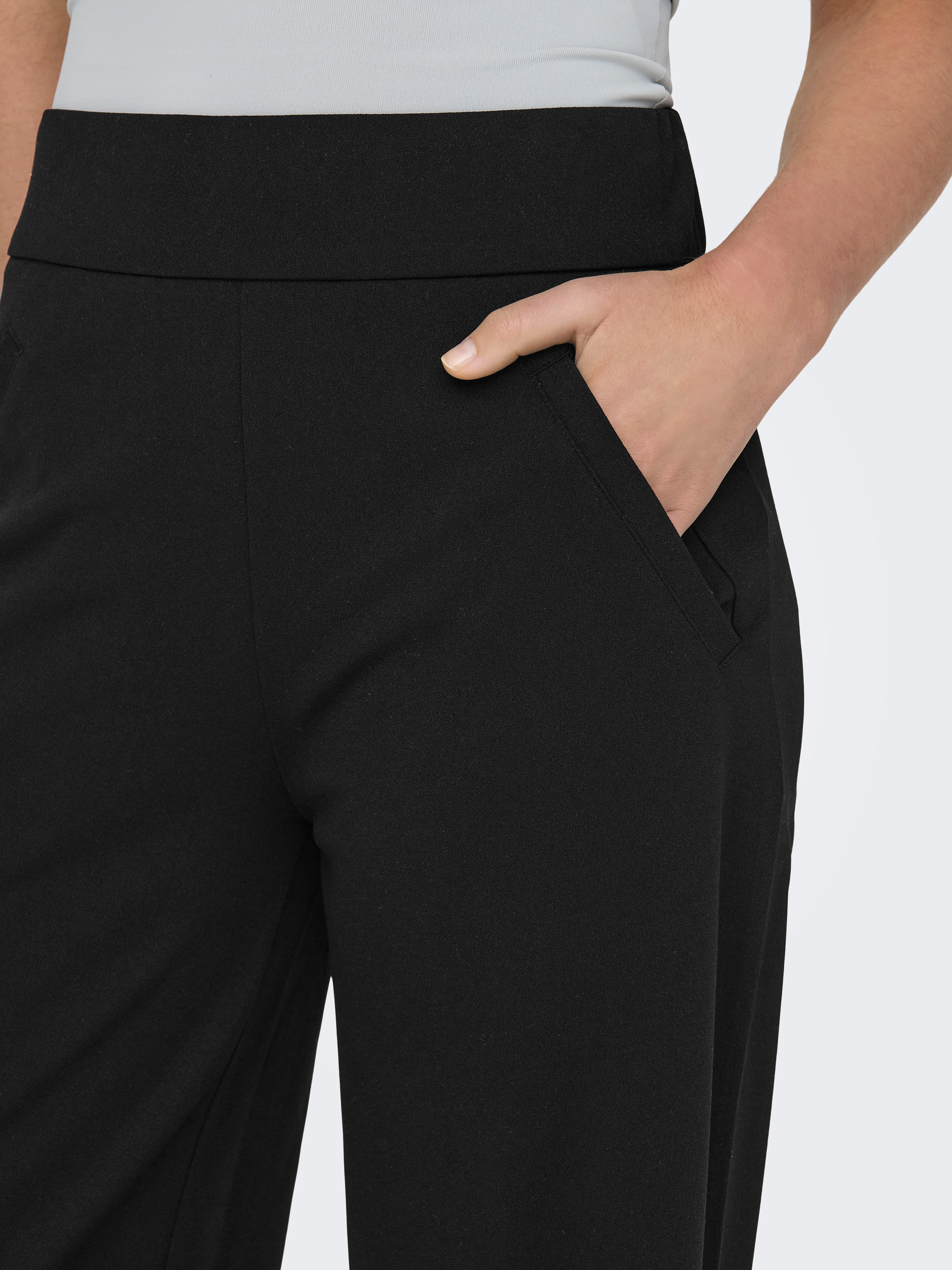 Thumbnail - JDY Schlupfhose "JDYLOUISVILLE CATIA WIDE PANT JRS NOOS", hinten mit elastischem Bündchen