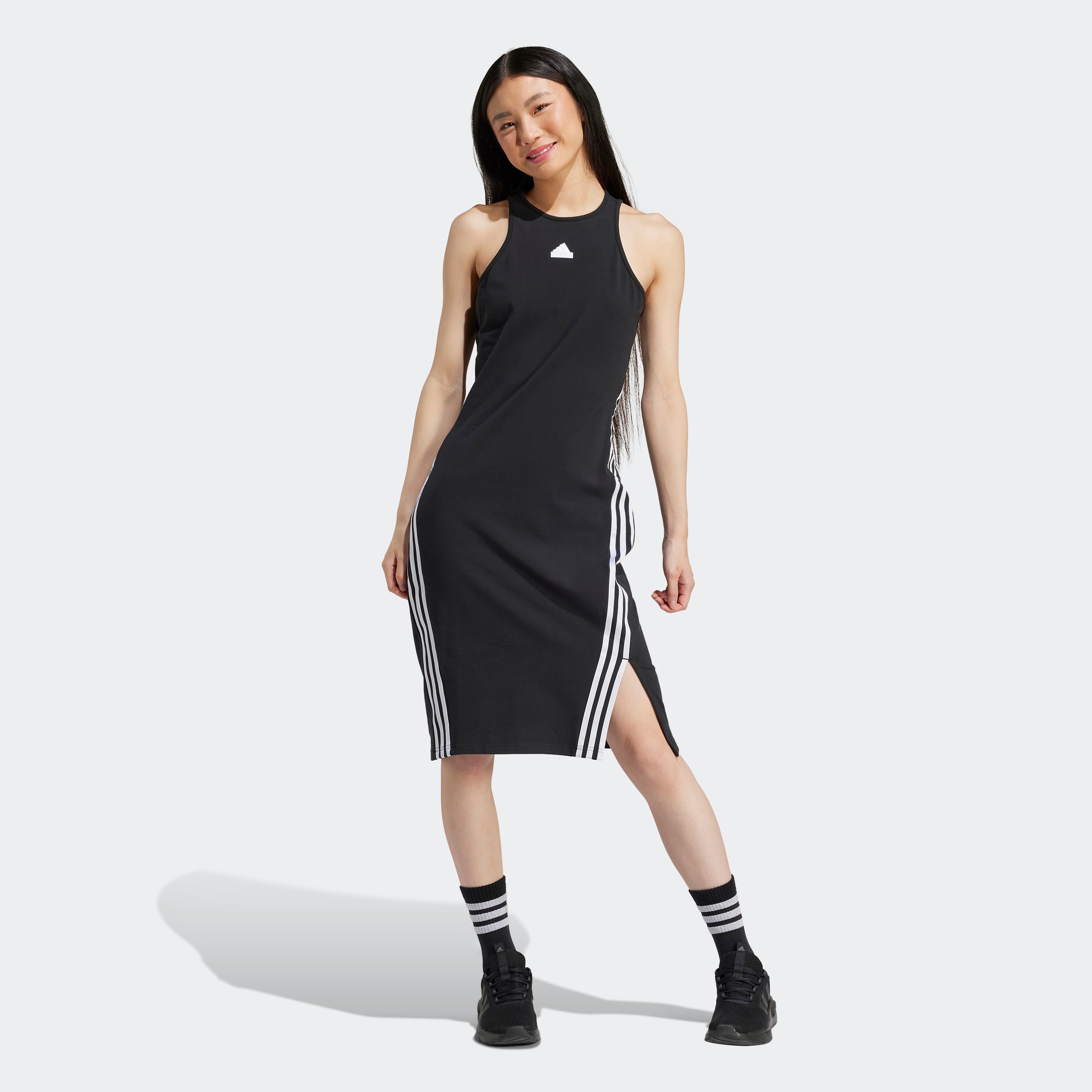 adidas Sportswear Shirtkleid "W FI 3S DRESS", (1 tlg.) günstig online kaufen