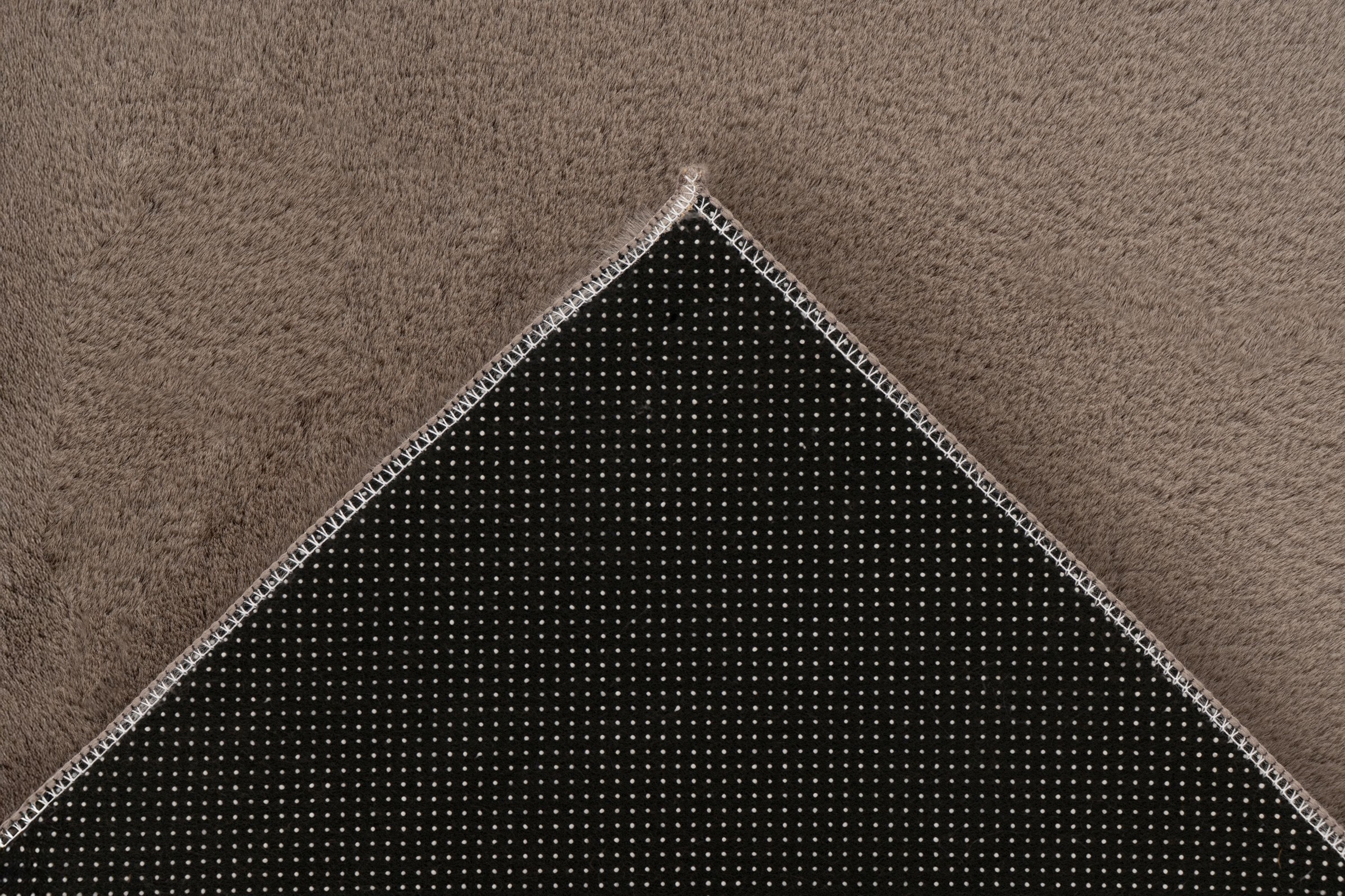 Hochflor-Teppich KAYOOM "Emperor 525", taupe, B:80cm H:23mm L:150cm, Polyester, Teppiche, weicher Hochflor, Fell Haptik, Wohnzimmer 3