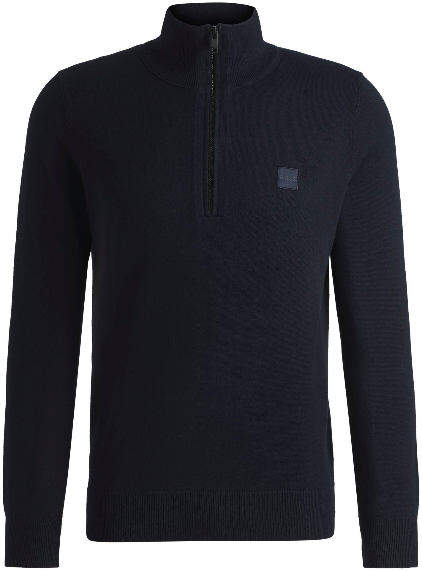 BOSS ORANGE Rollkragenpullover »Kanobix_S«, mit Ton-in-Ton Logo