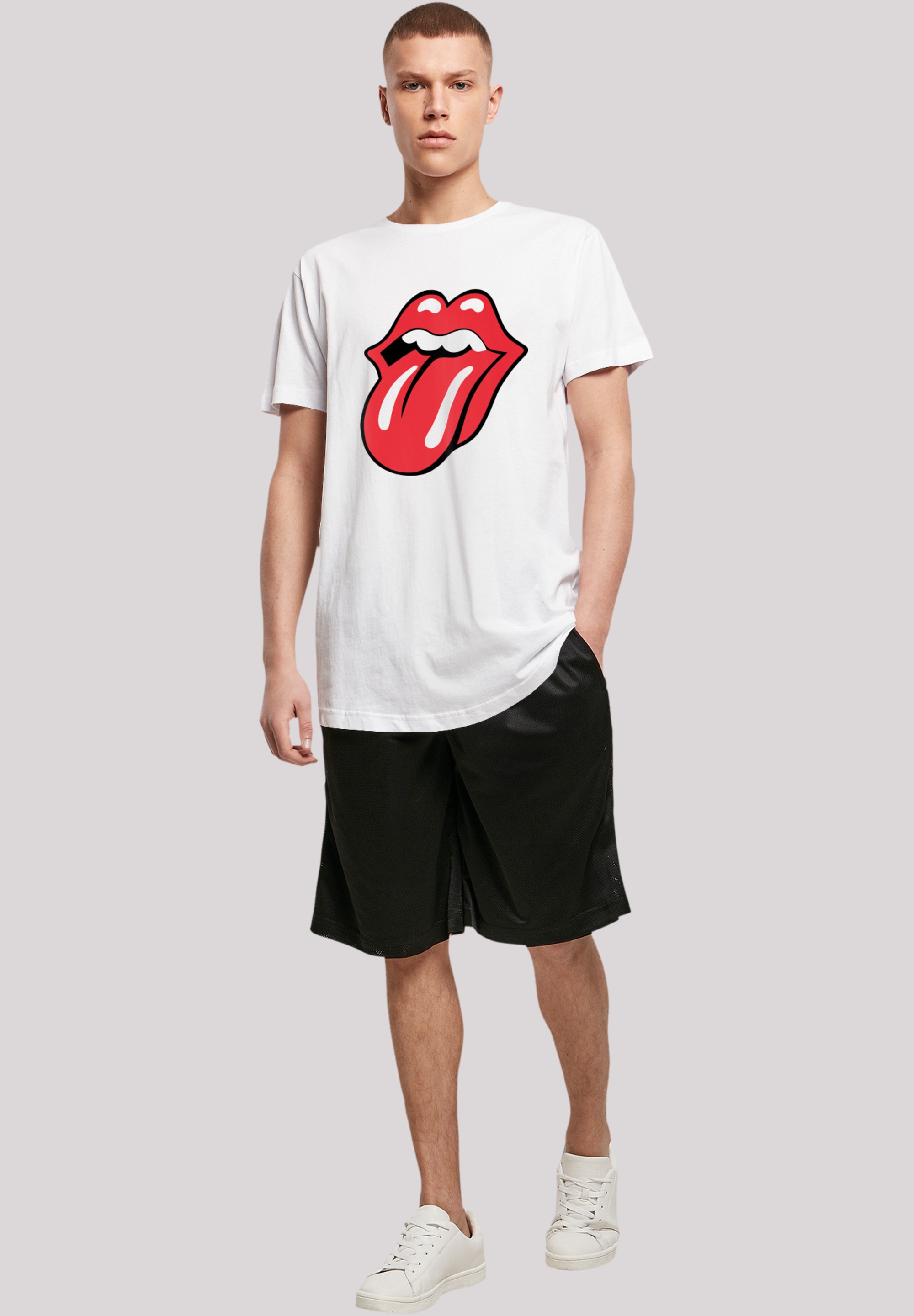 F4NT4STIC T-Shirt »The Rolling Stones Zunge«, Premium Qualität