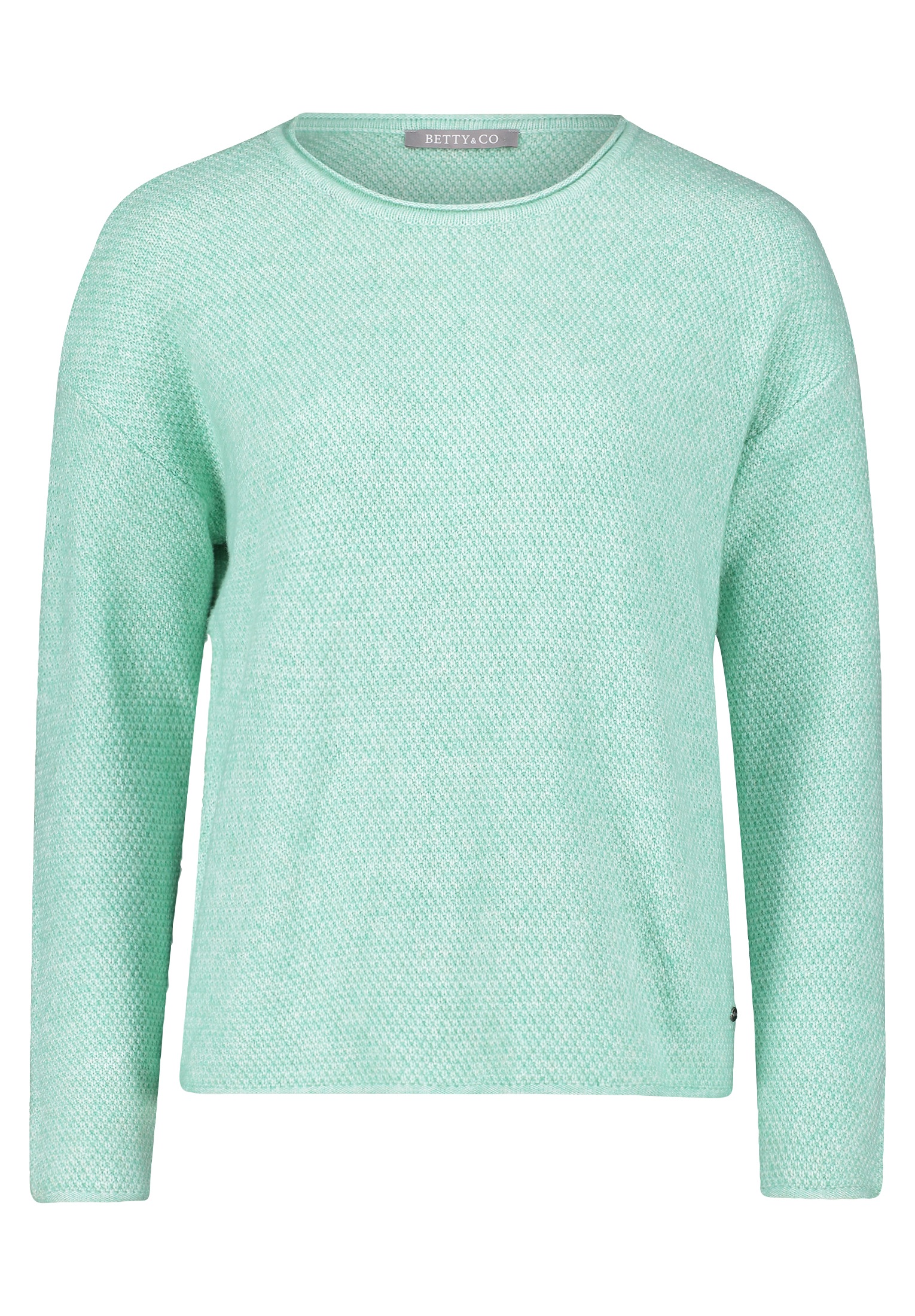 Betty&Co Strickpullover »Betty & Co Strickpullover mit Rundhalsausschnitt«, (1 tlg.), Struktur