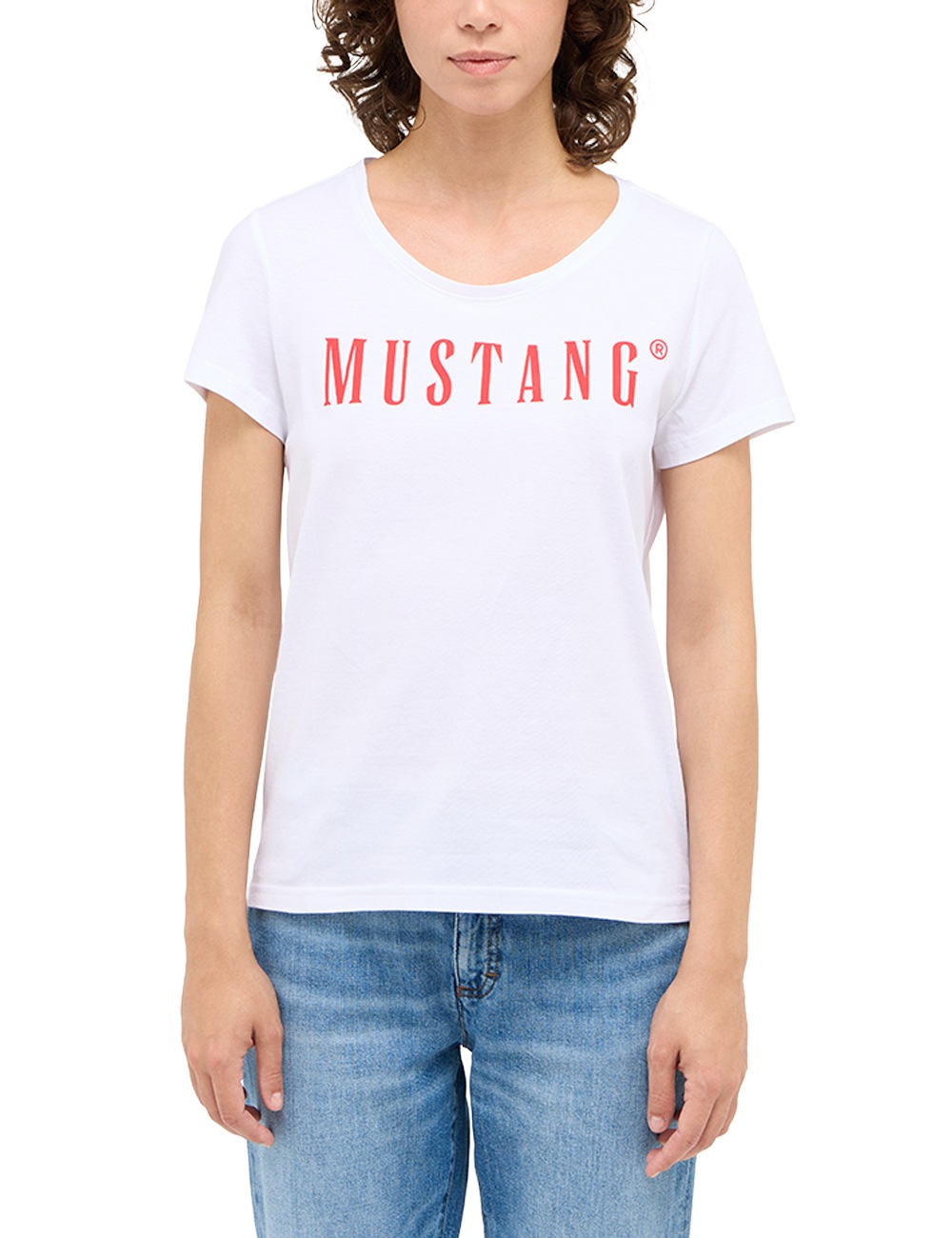 MUSTANG Kurzarmshirt "Damen Style Alma" günstig online kaufen