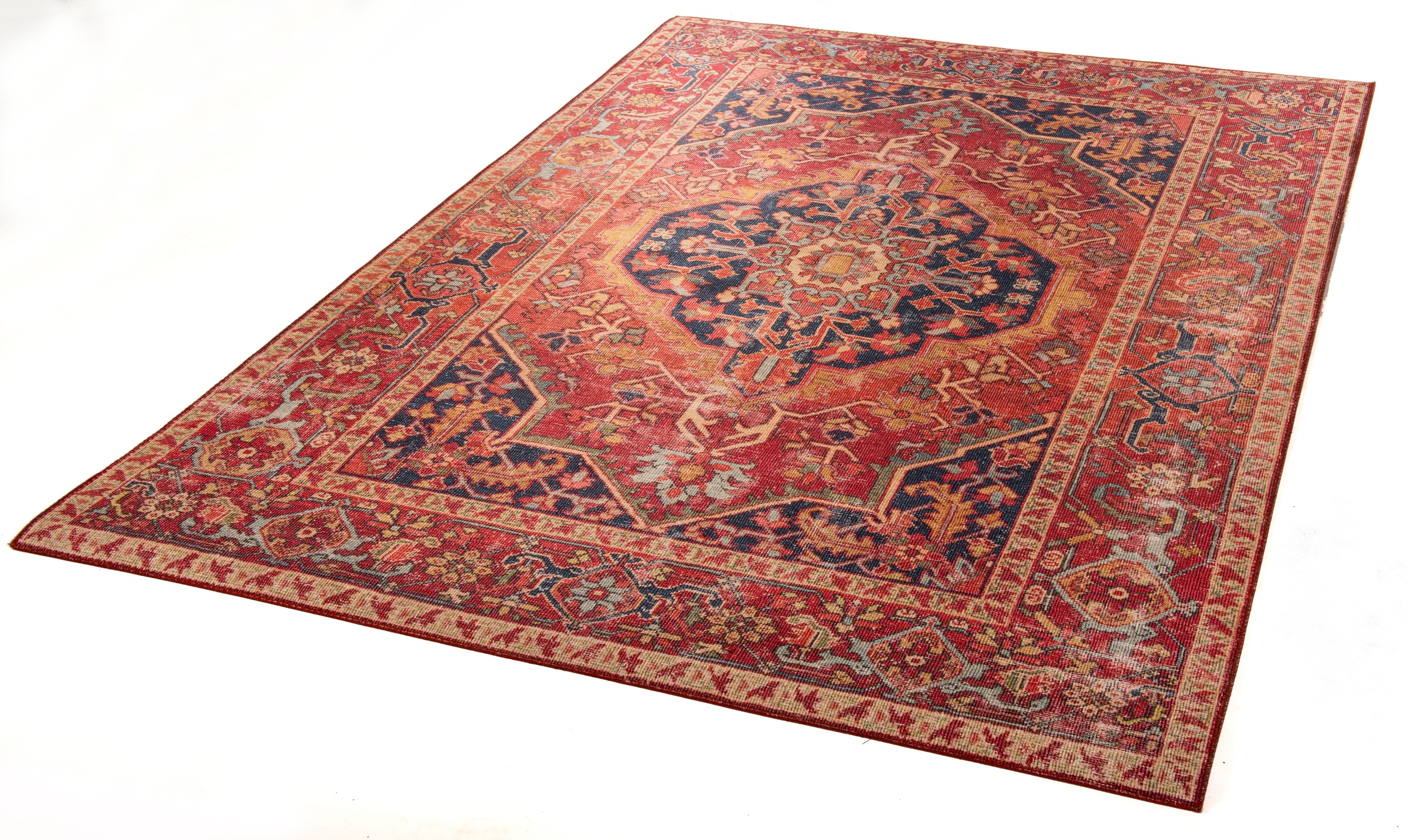 Gino Falcone Teppich "Cecilia 28623" rechteckig 3 mm Höhe Flachgewebe, bedr günstig online kaufen