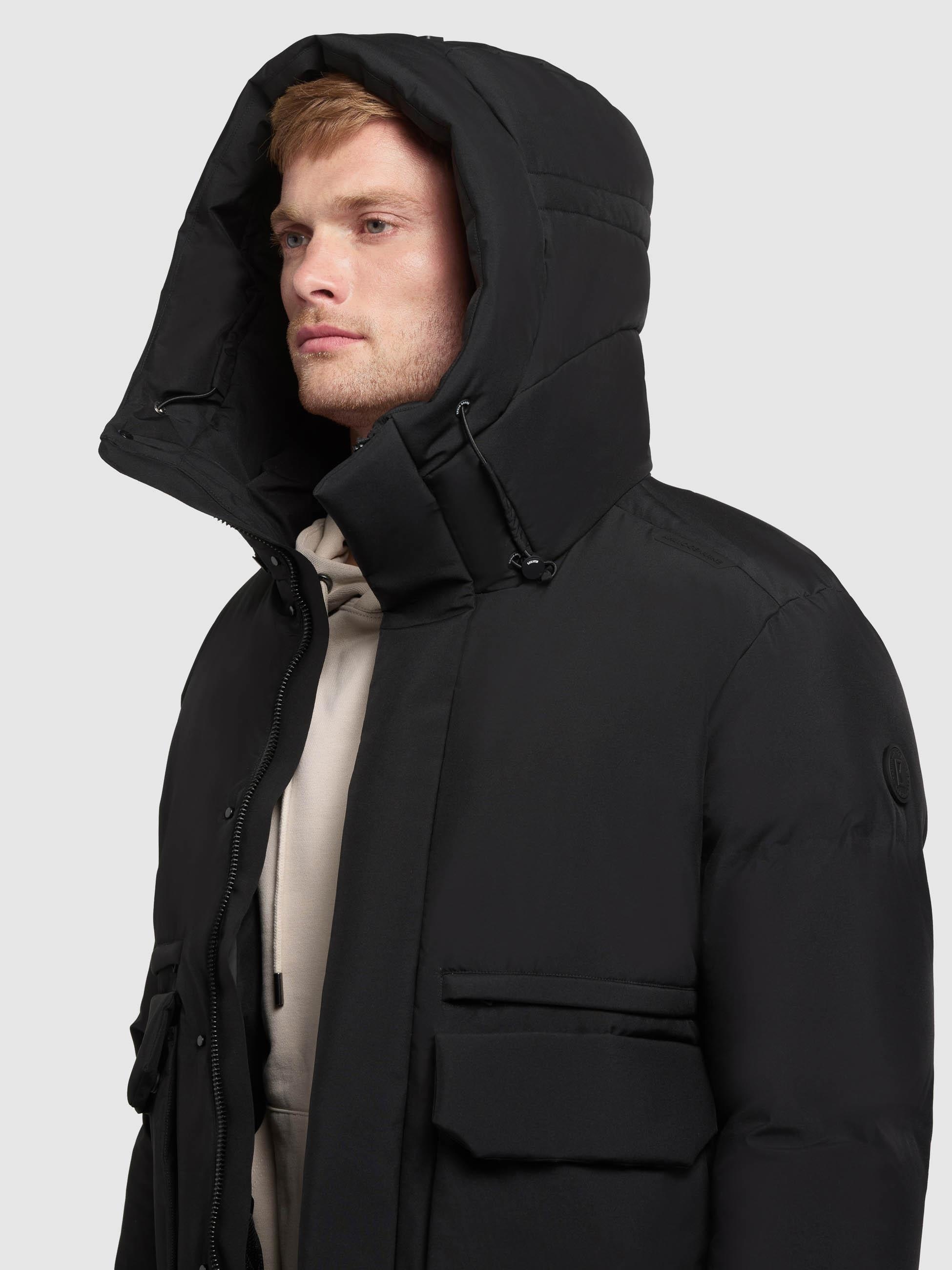 khujo Winterjacke »Dave« mit Kapuze Warme Herren Outdoorjacke mit Rucksackträgern innen