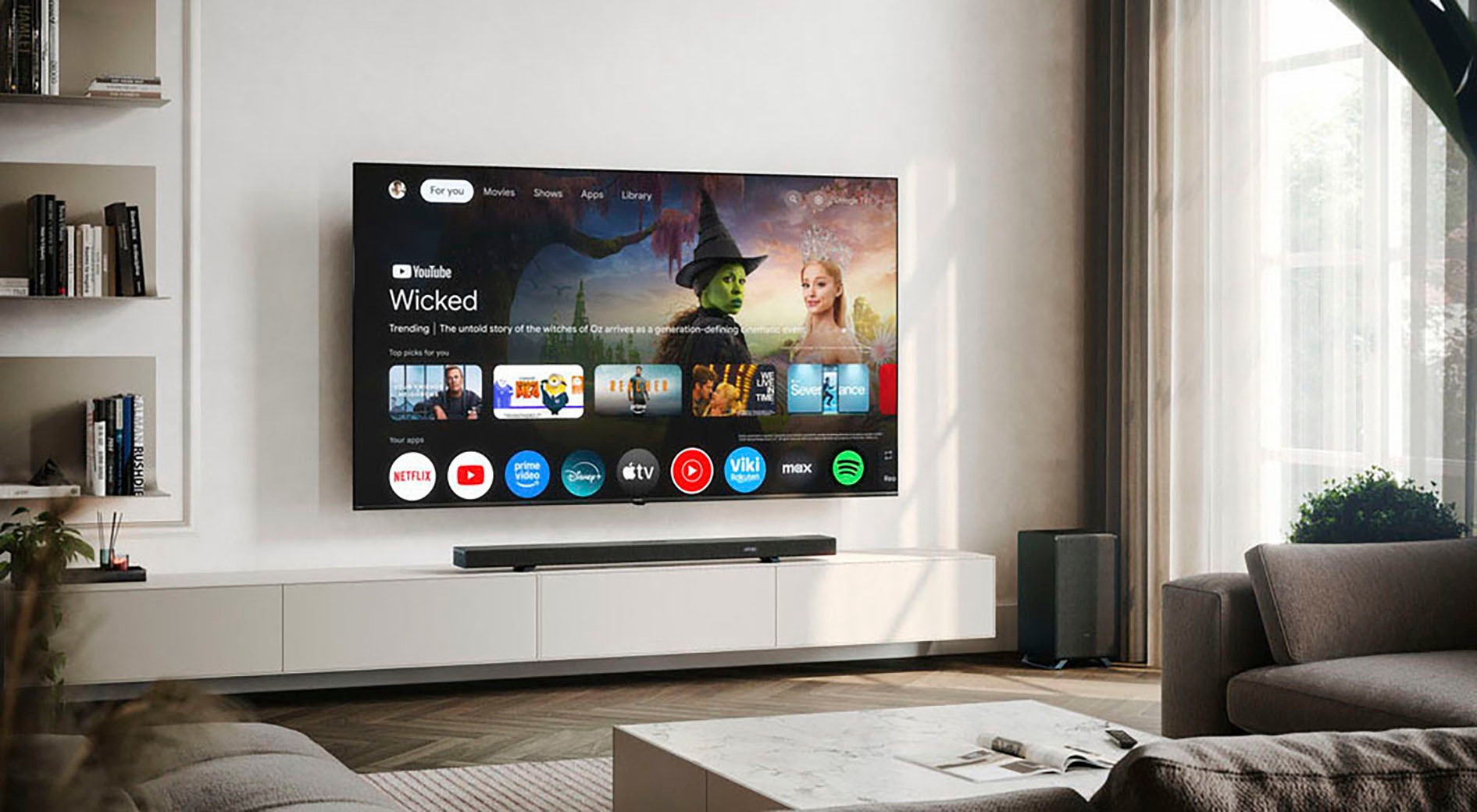 Sharp QLED-Fernseher »4T-C85HPx« 215 cm/85 ″ Smart-TV