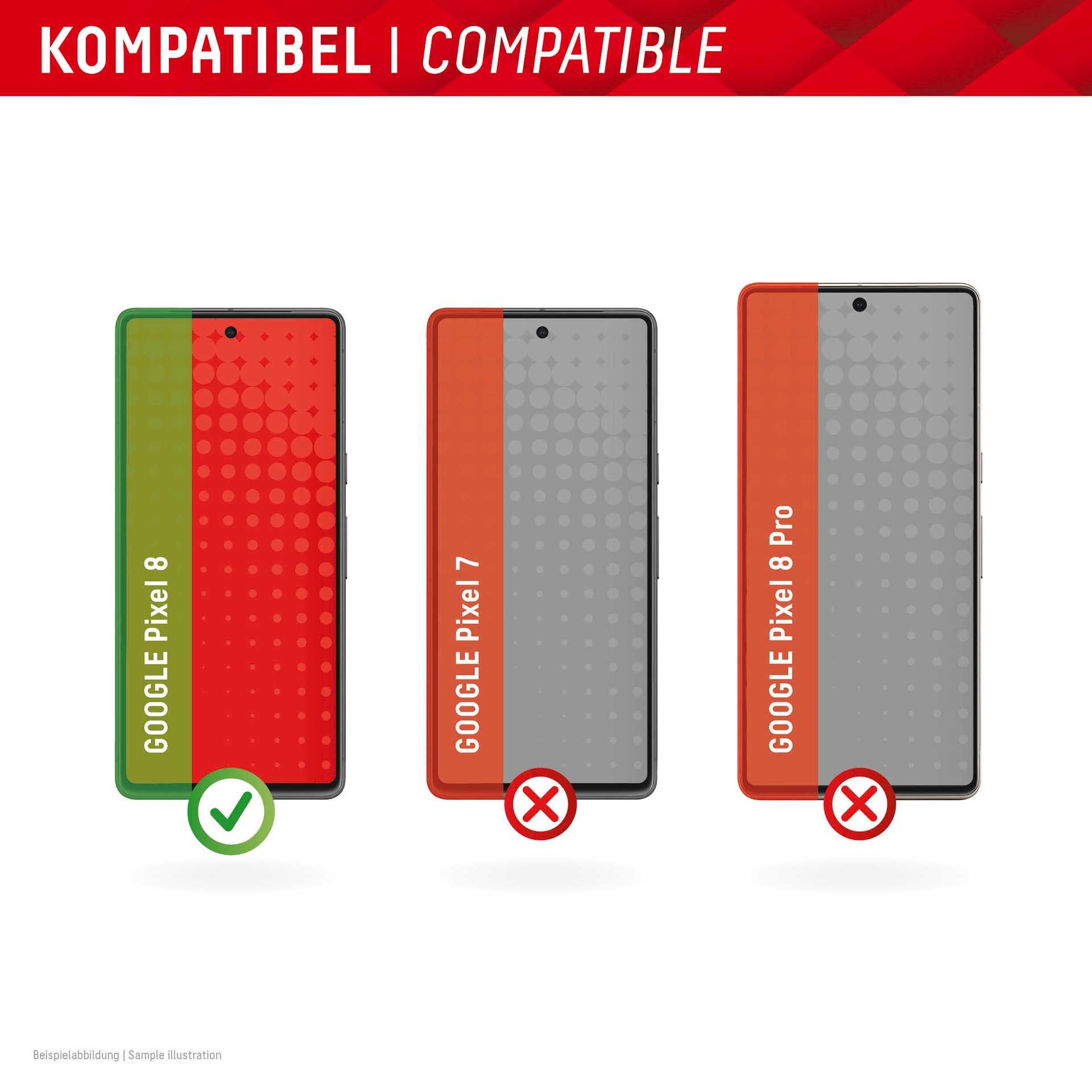 Displex Displayschutzglas »Real Glass«, Displayschutzfolie Displayschutz kratzer-resistent 10H splitterfest