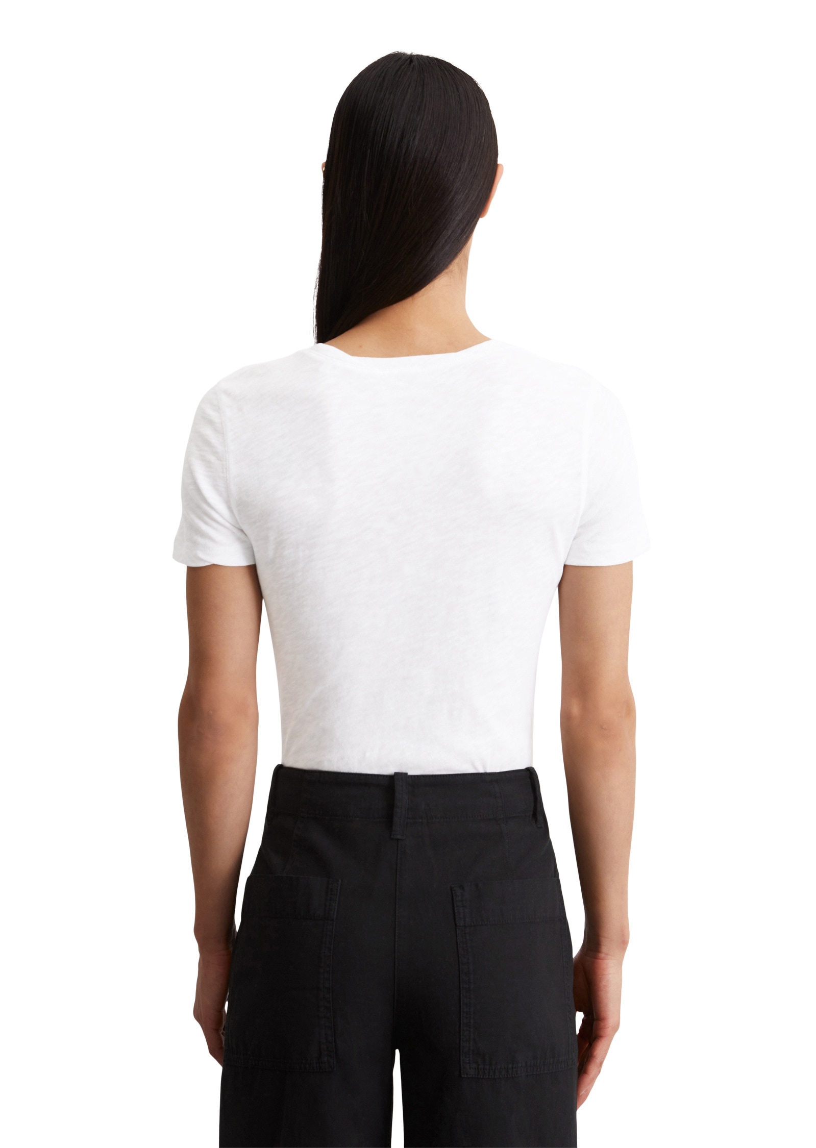 Marc O'Polo T-Shirt »mit getwistetem Ausschnitt«
