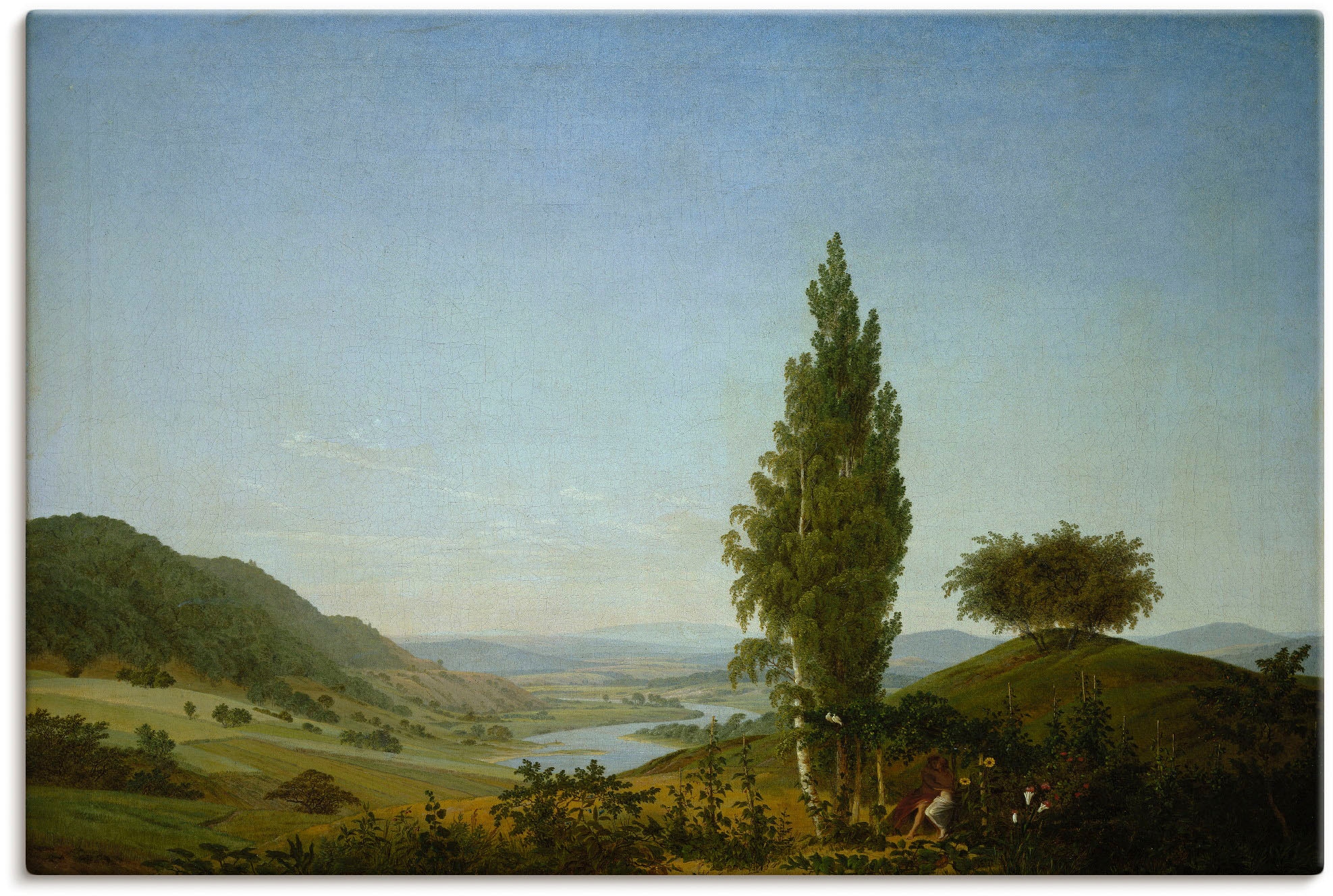 Artland Leinwandbild "Der Sommer. 1807", Vier Jahreszeiten, (1 St.), auf Keilrahmen gespannt