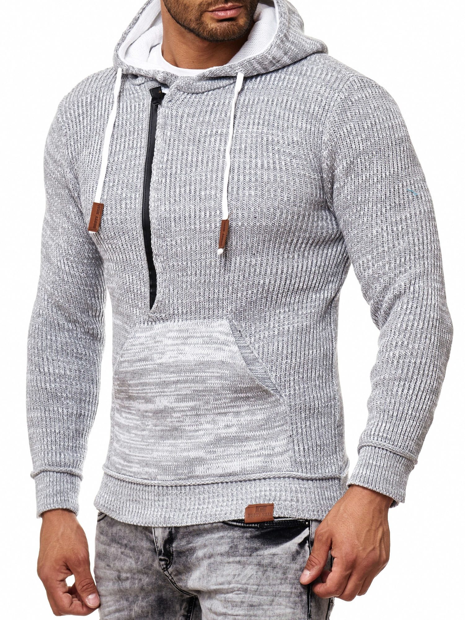 Rusty Neal Kapuzensweatshirt, mit stylischem Ausschnitt