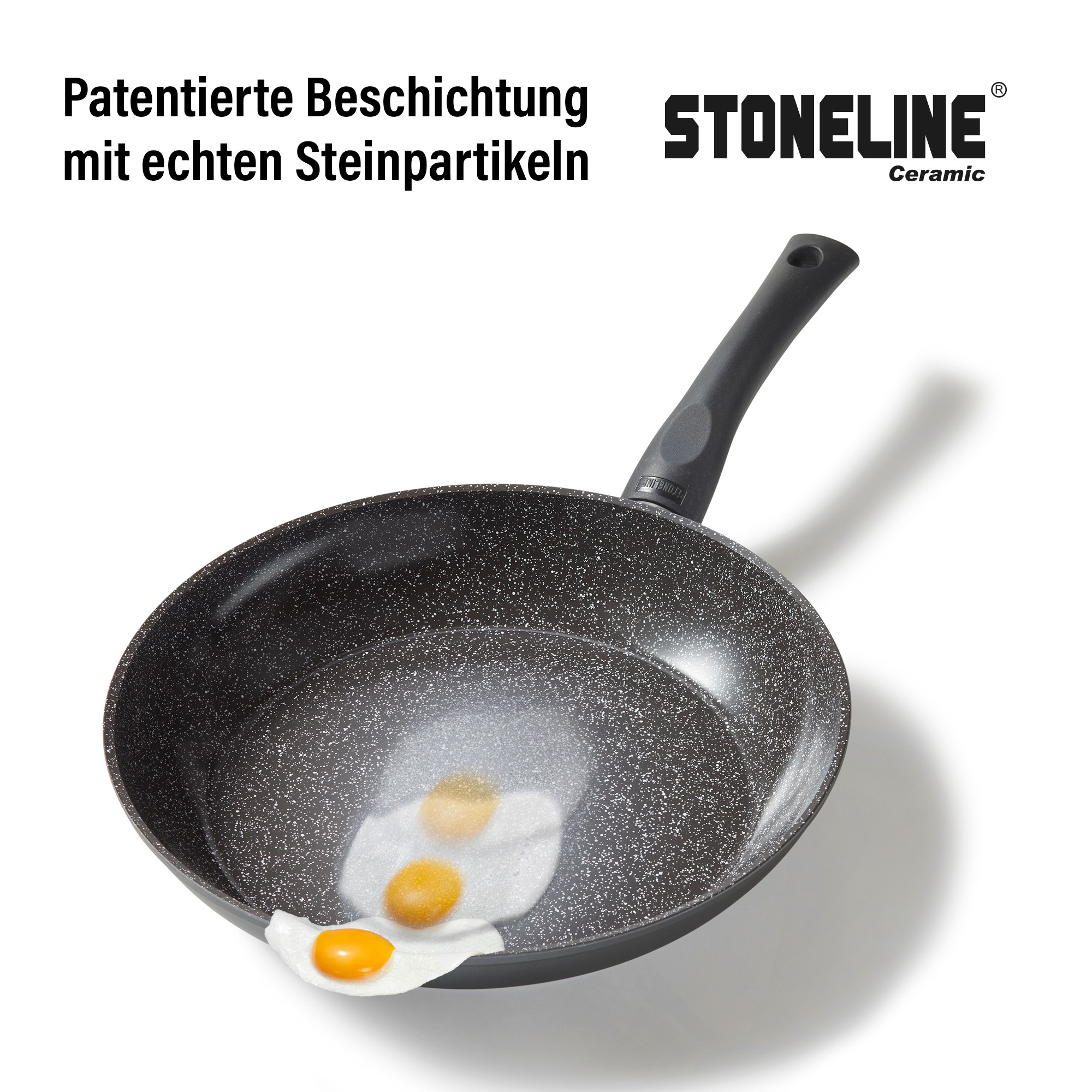 STONELINE Topf-Set »STONELINE® 17-teiliges Koch-Set, mit Glasdeckeln« Set, 17 tlg. tlg. Aluminium | Keramik
