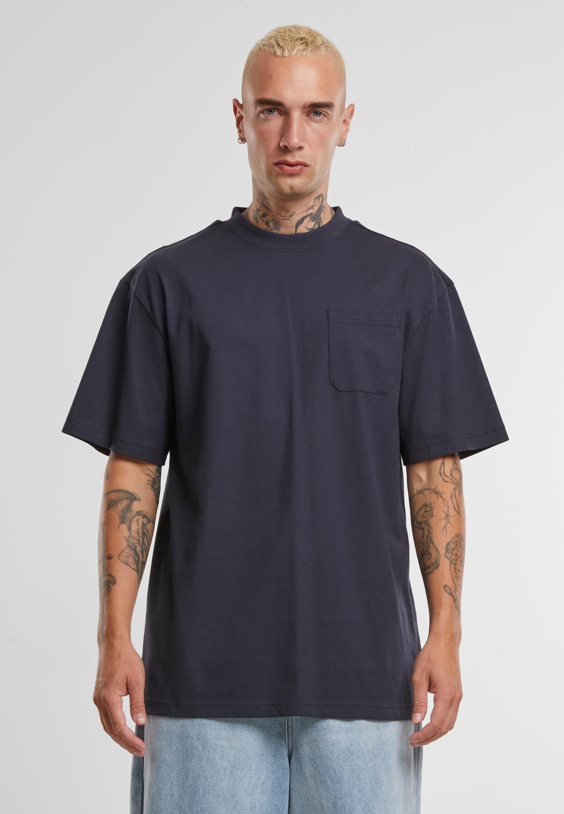 URBAN CLASSICS Langarmshirt »Urban Classics Tall Pocket Tee«, (1 tlg.)