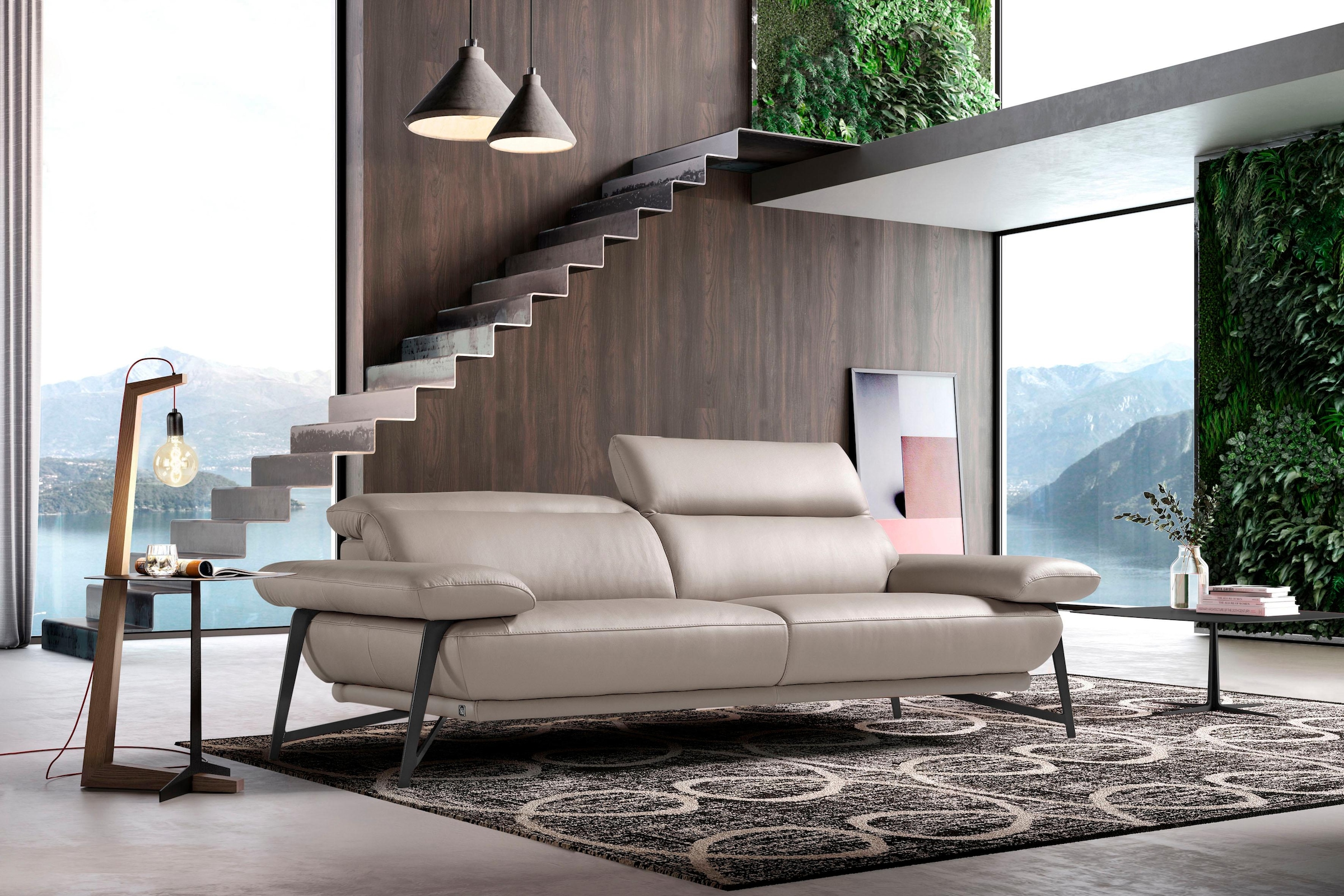 Egoitaliano 2,5-Sitzer "Anais, Designsofa mit hohem Sitzkomfort, Designfuß, günstig online kaufen