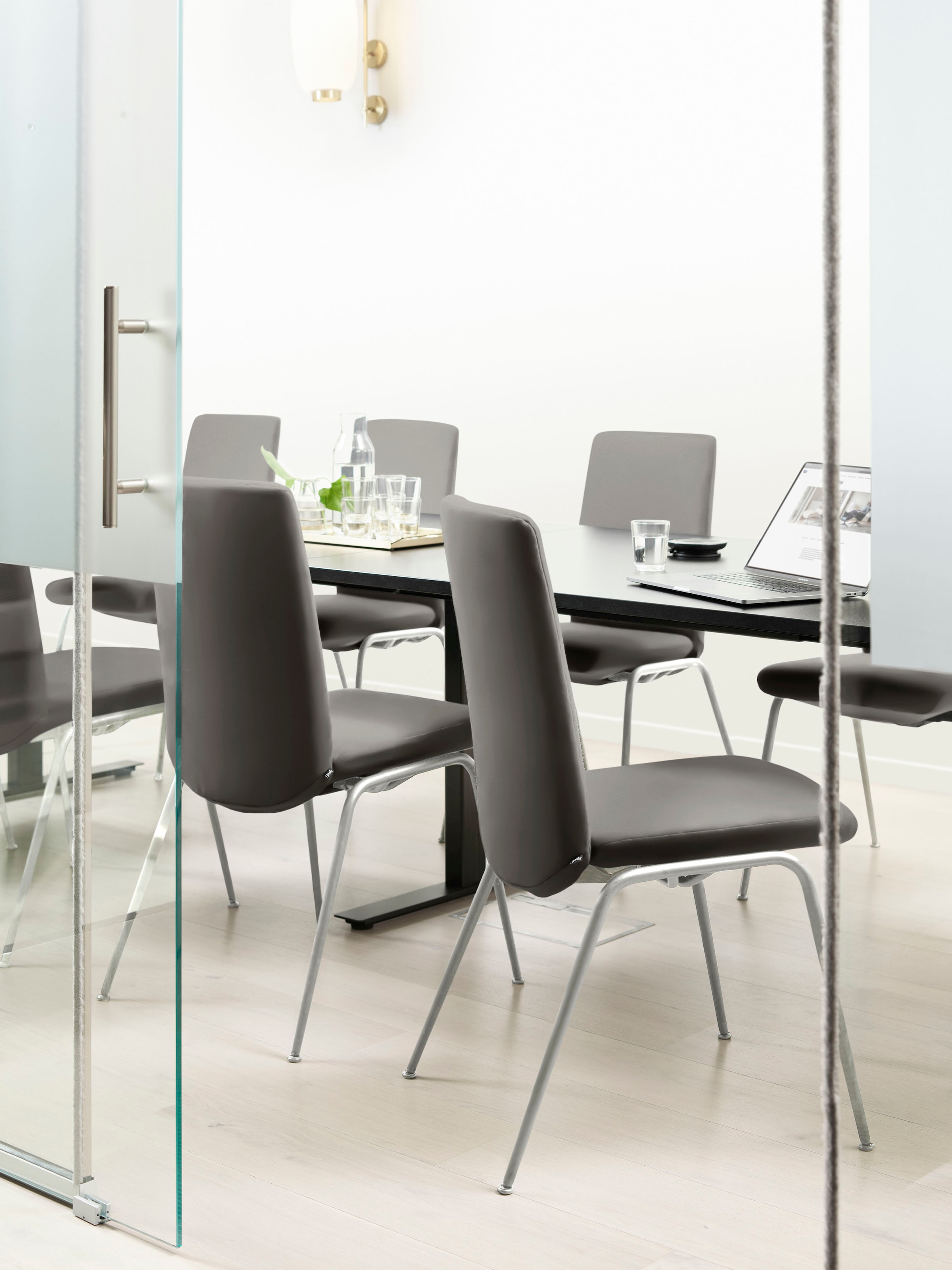 Stressless Polsterstuhl "Laurel" () Low Back, Größe L, mit Beinen aus Stahl in Chrom matt