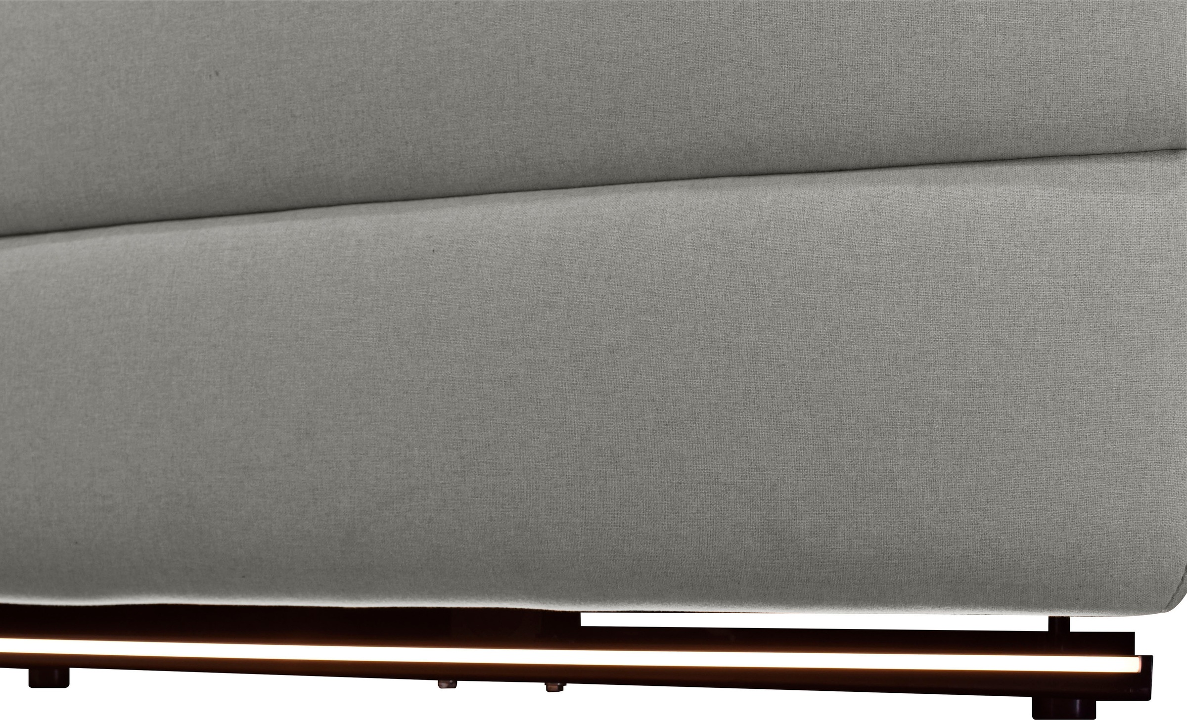 Places of Style Ecksofa »Pareli, L-Form, 259cm,m. Recamiere, Echtleder, Kunstleder, Webstoff«, man. o. elektr. Relaxfunktion, USB/Kopfteilverstellg u. LED