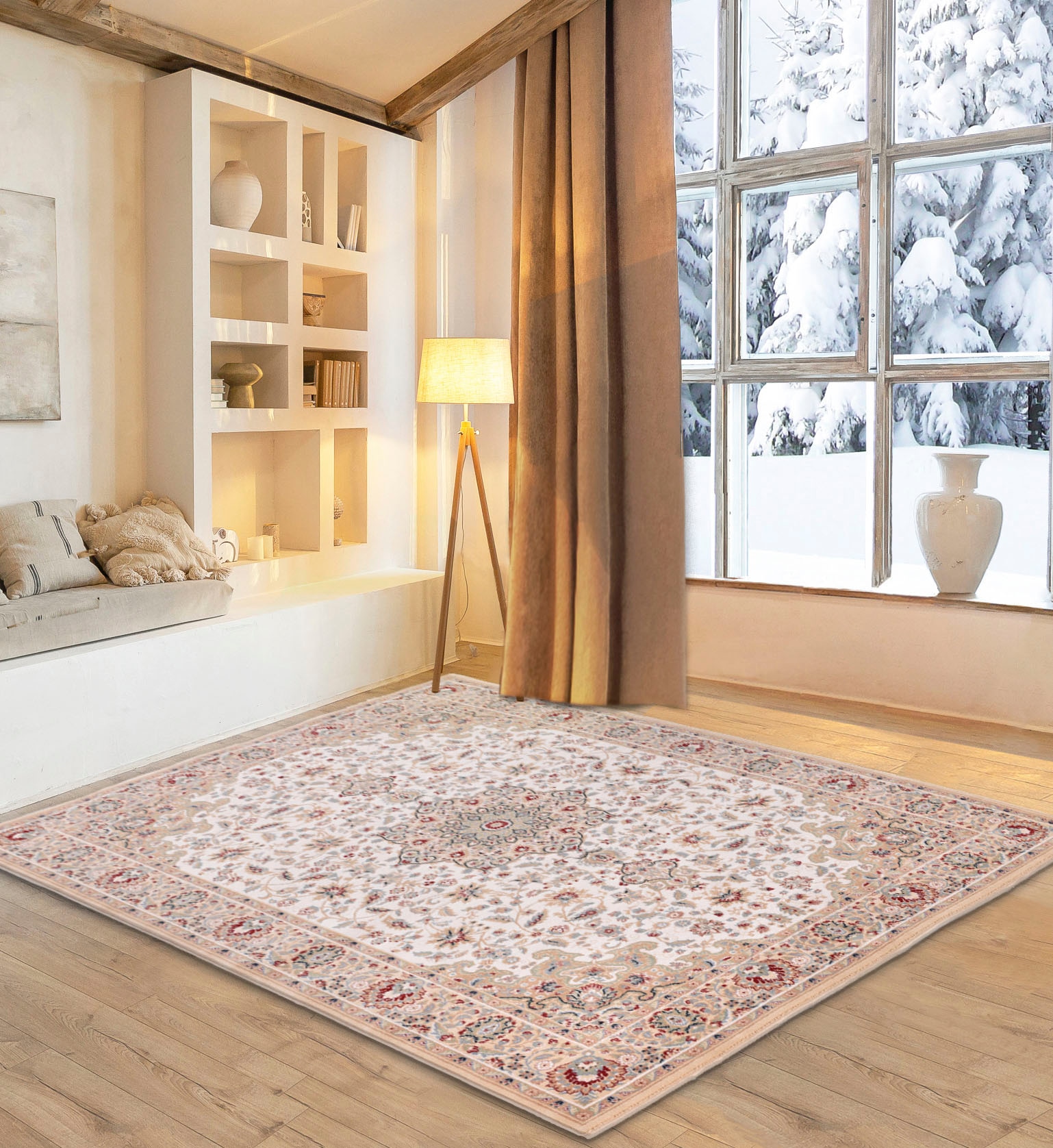 OTTO home Wollteppich "Oriental D1" rechteckig 10 mm Höhe reine Wolle, Orie günstig online kaufen