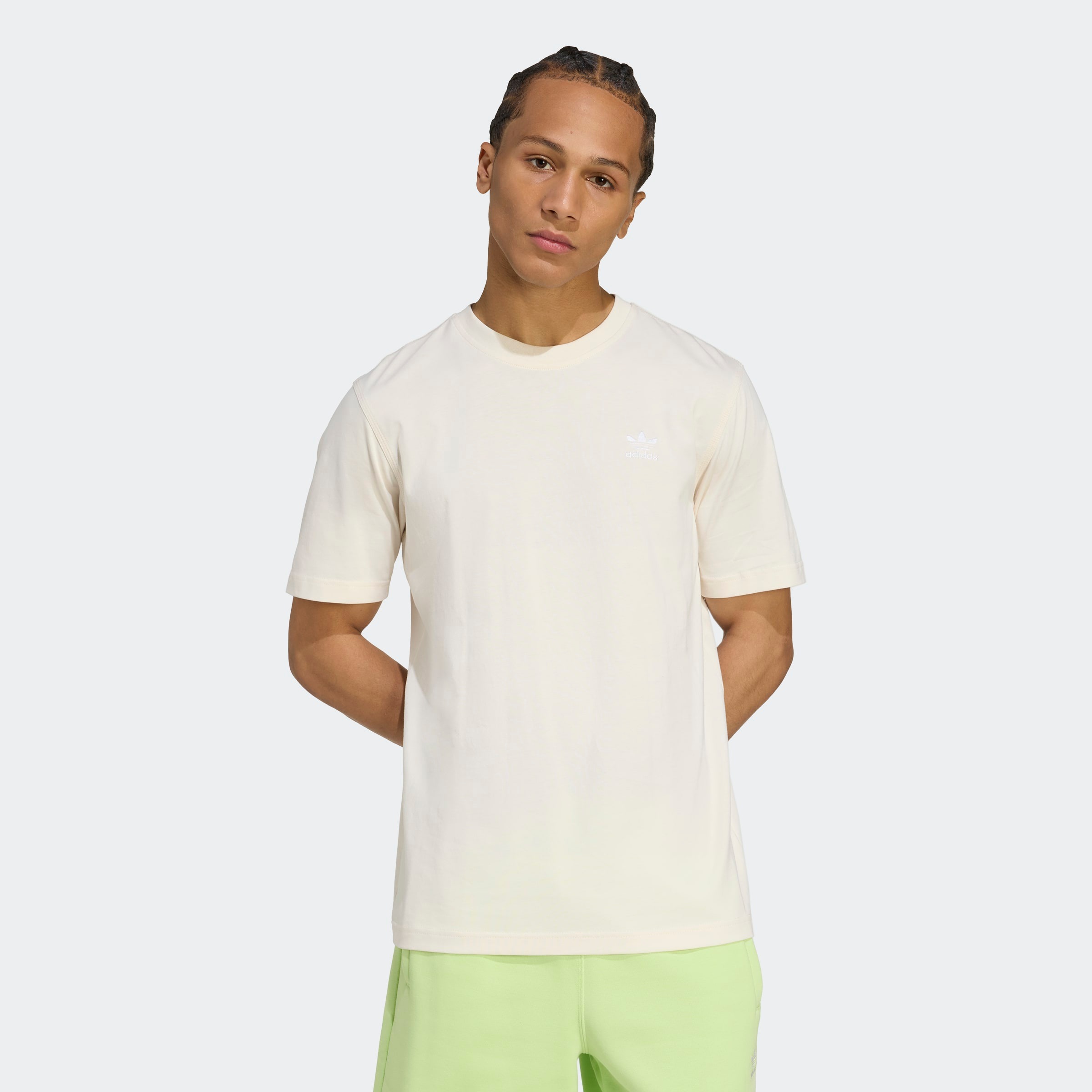 adidas Originals T-Shirt "TREFOIL ESS TEE" mit Trefoil Logo auf der Brust, Kurzarm, aus Baumwolljersey