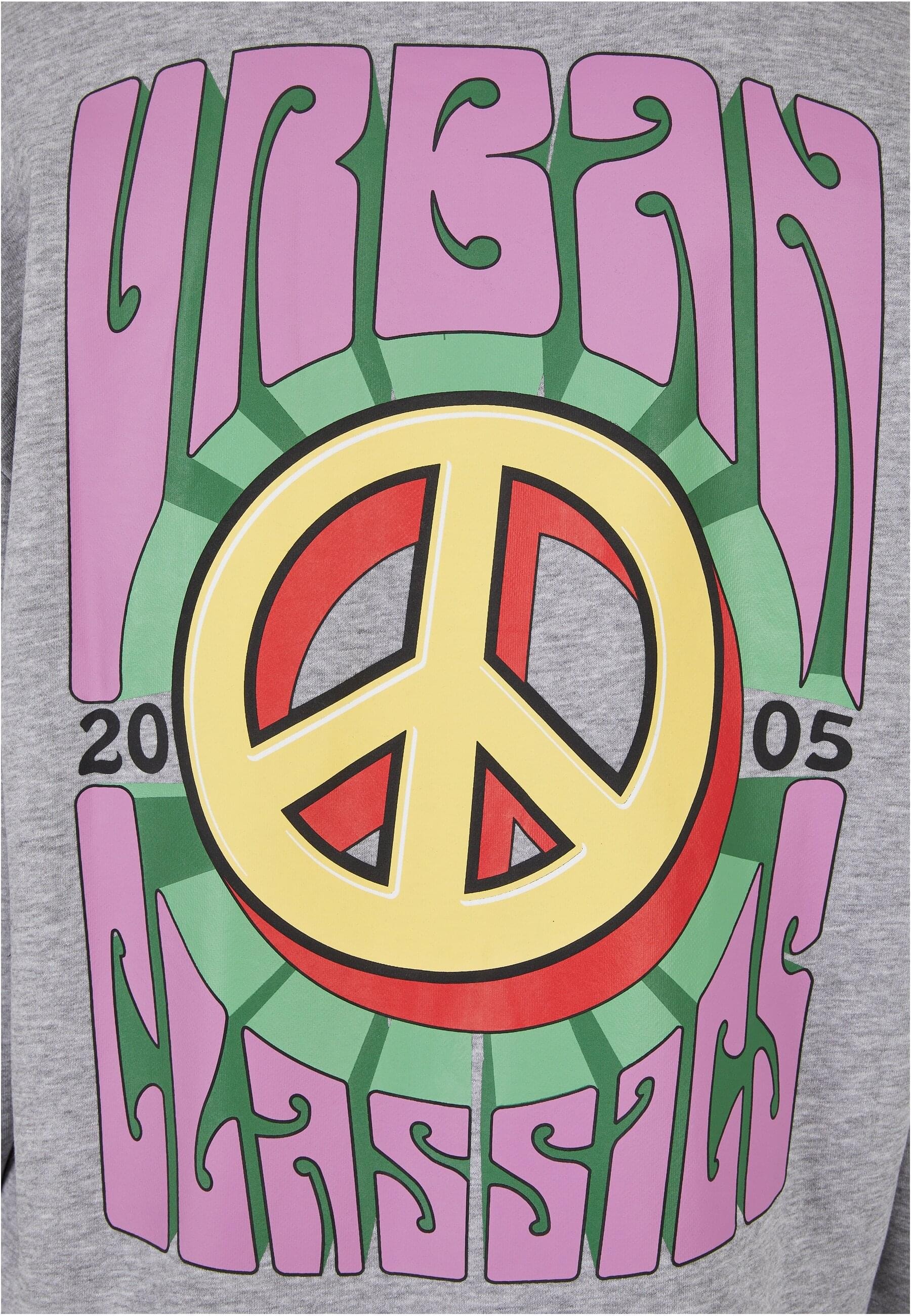 URBAN CLASSICS Sweatshirt »Urban Classics Herren Big Peace Hoody«, (1 tlg.)
