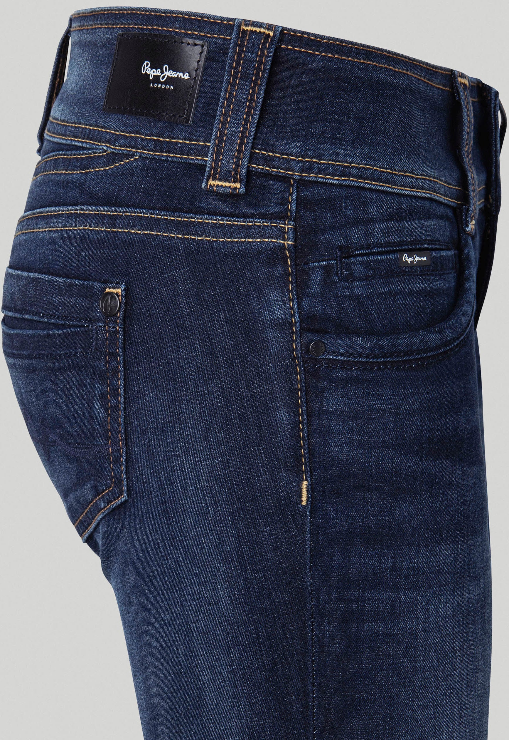 Pepe Jeans Straight-Jeans »GEN«, in schöner Qualtät mit geradem Bein und Doppel-Knopf-Bund