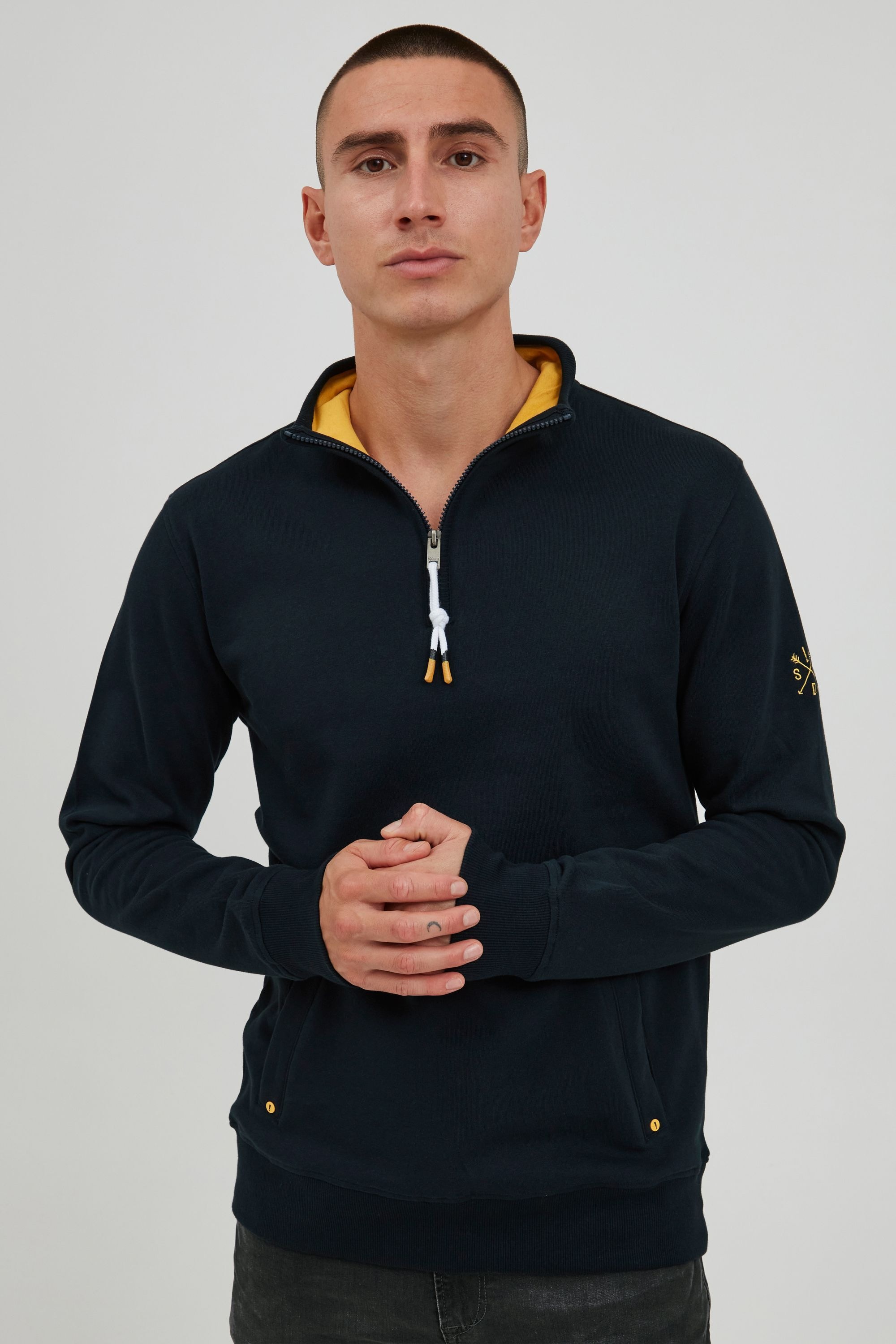 Solid Longpullover "Sweatshirtpullover SDKaran" günstig online kaufen