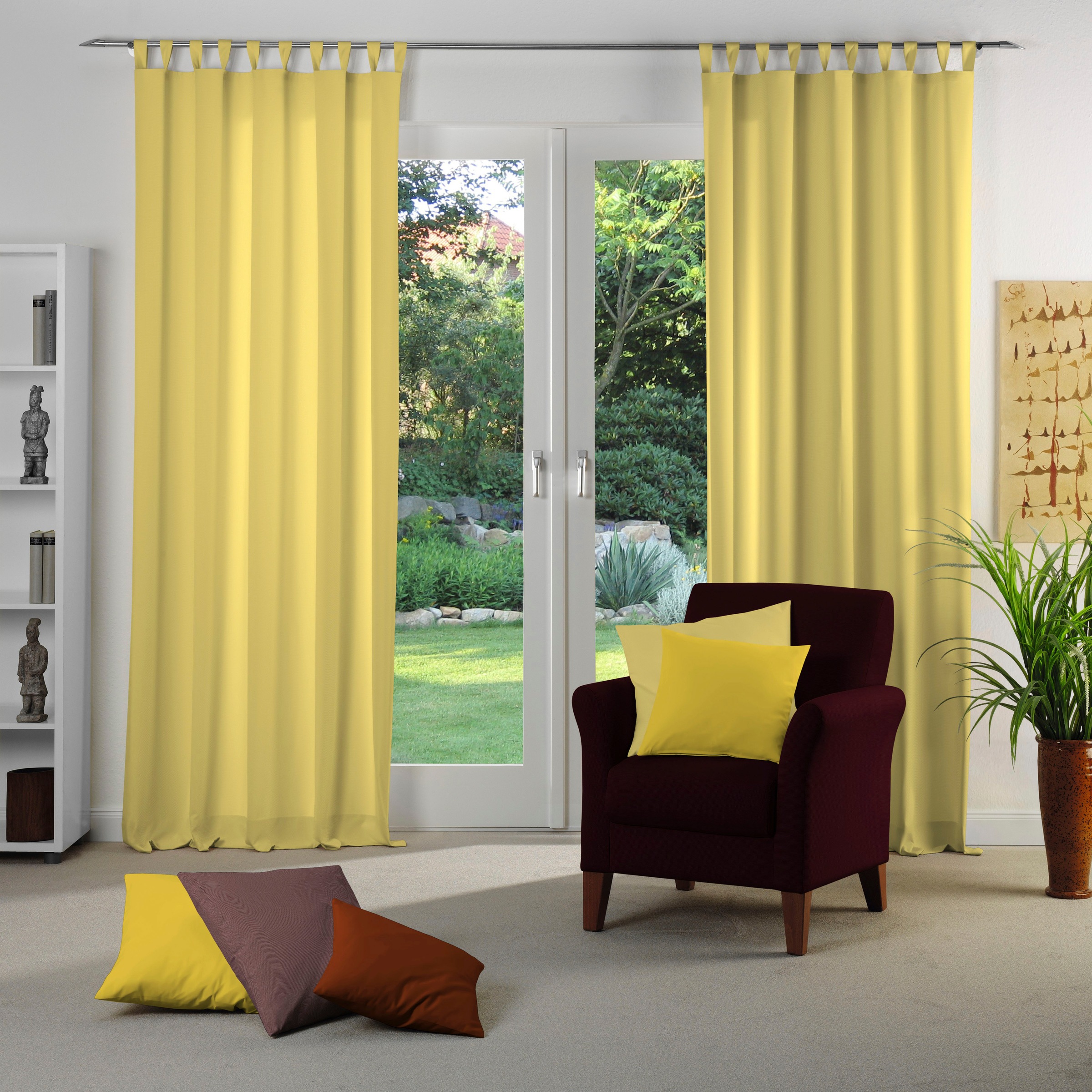 Adam Vorhang "Vorhang Uni Collection Light aus 100 % Bio-Baumwolle, Schlauf günstig online kaufen