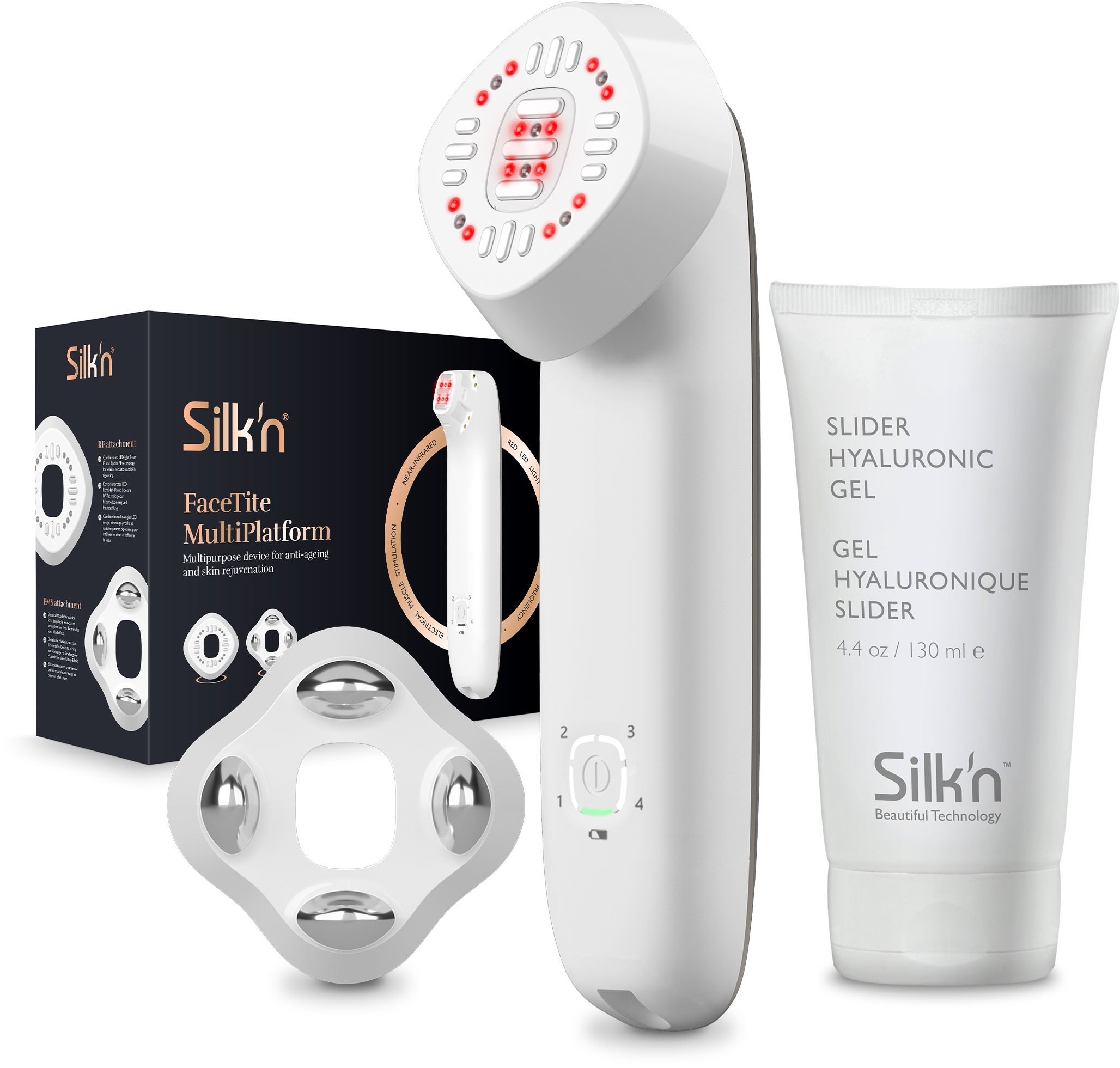Silk'n Anti-Aging-Gerät »FaceTite Multiplatform«, Multifunktionsfähig