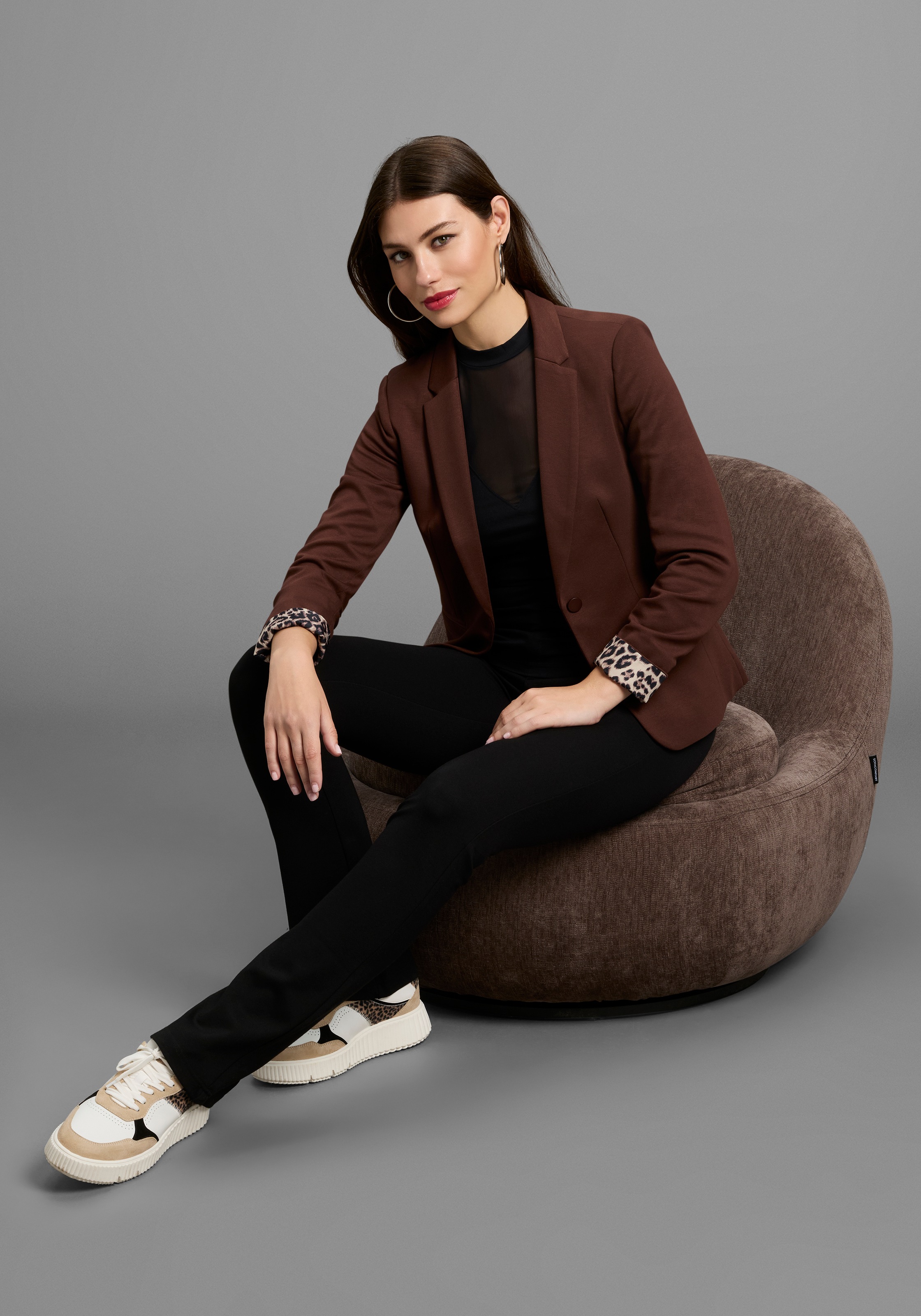 Bruno Banani Kurzblazer, Leoprint-Futter - NEUE FARBEN