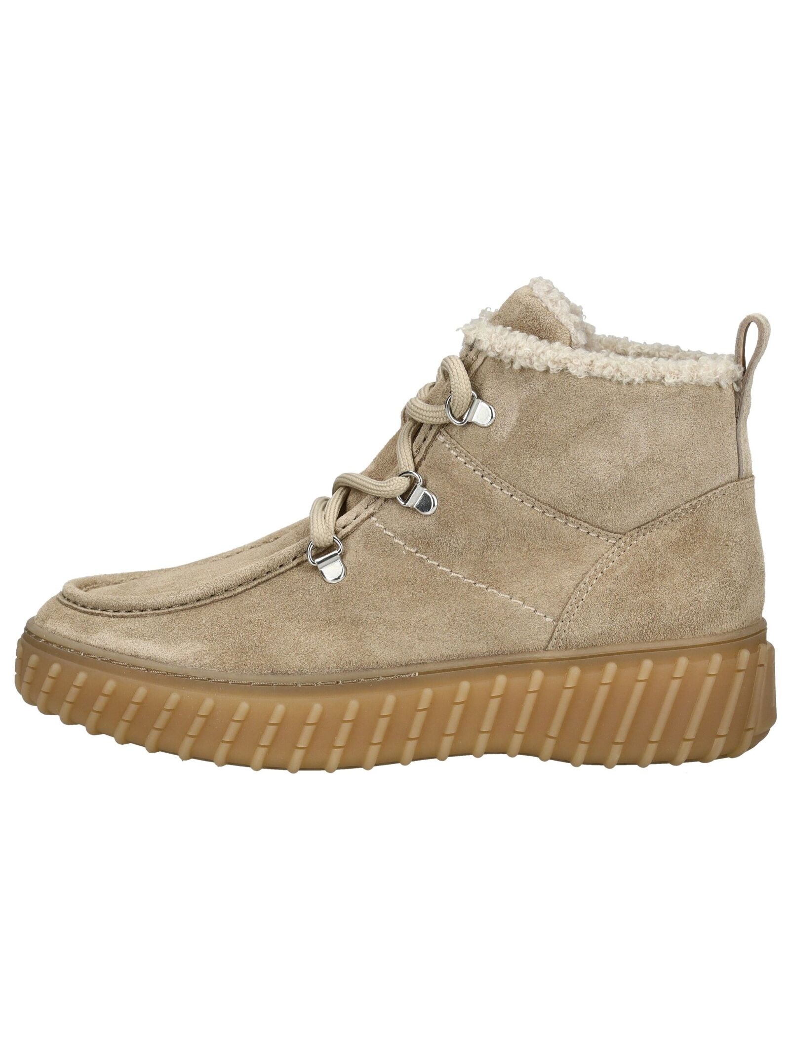 Paul Green Schnürstiefelette »Paul Green Stiefelette Veloursleder«