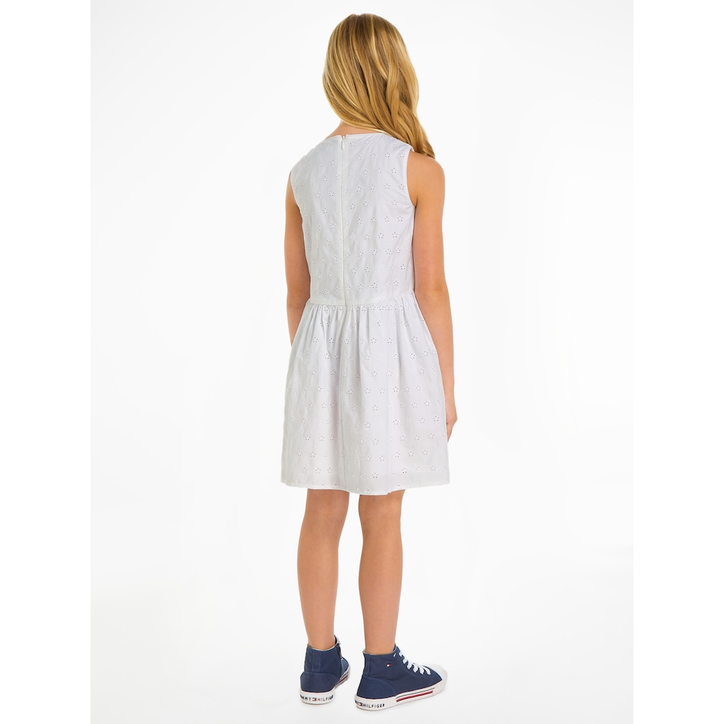 Tommy Hilfiger Minikleid »BRODERIE ANGLAISE MONOGRAM DRESS«