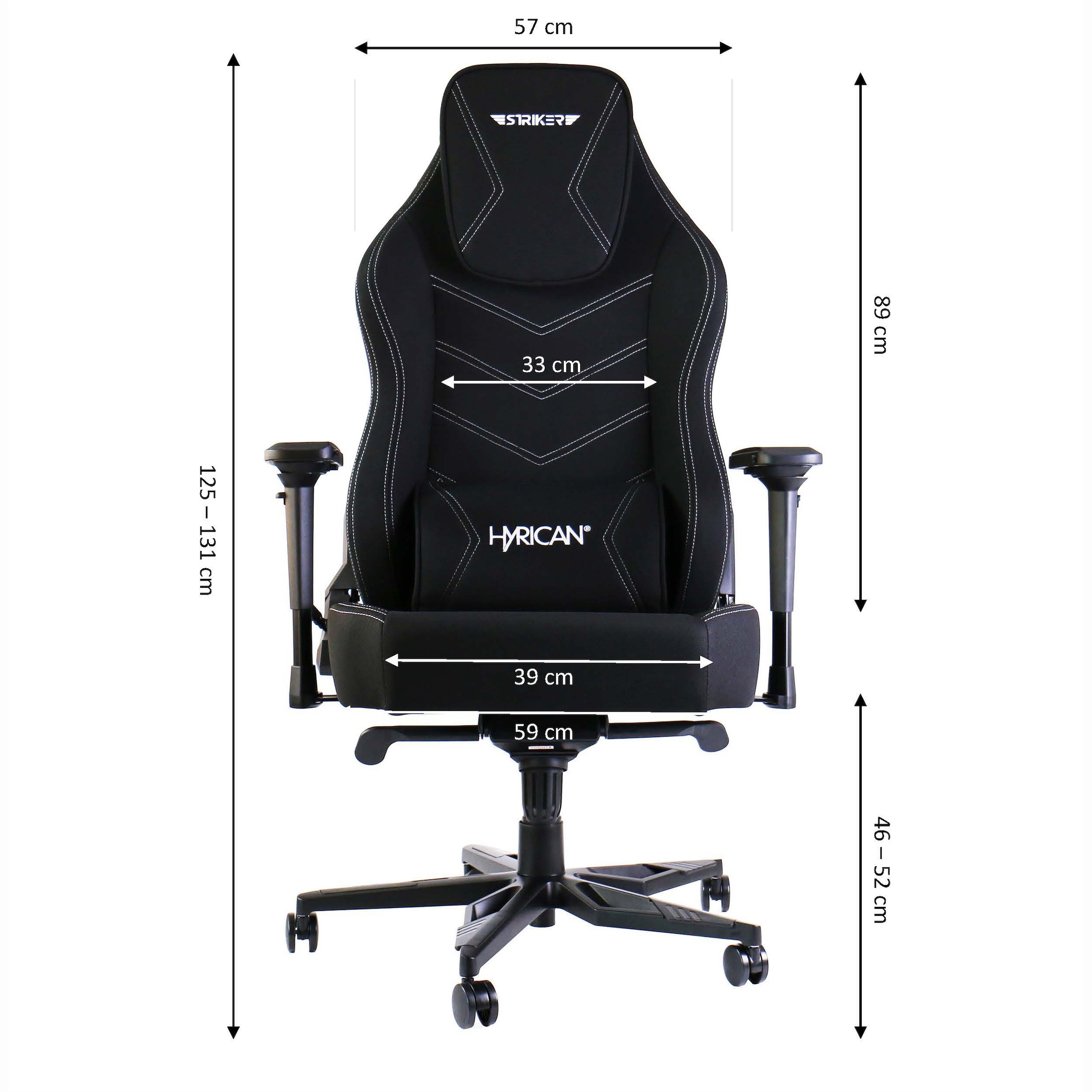 1100x1100x2mm Gamingstuhl, BAUR Schreibtischstuhl«, »Striker Hyrican ergonomischer inklusive Bodenschutzmatte Gaming-Stuhl \