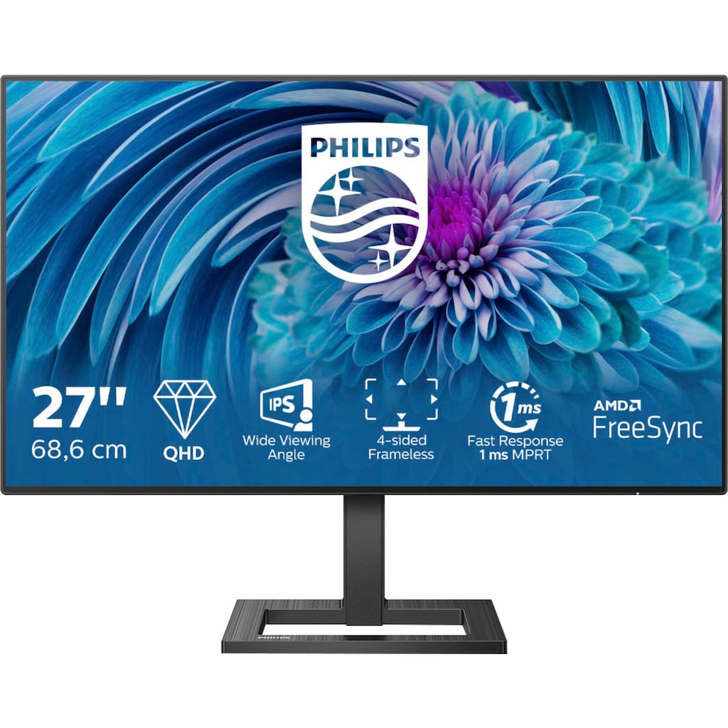 Philips Gaming-Monitor »275E2FAE/00«, 68,6 cm/27 Zoll, 2560 x 1440 px, QHD, 1 ms Reaktionszeit, 75 Hz