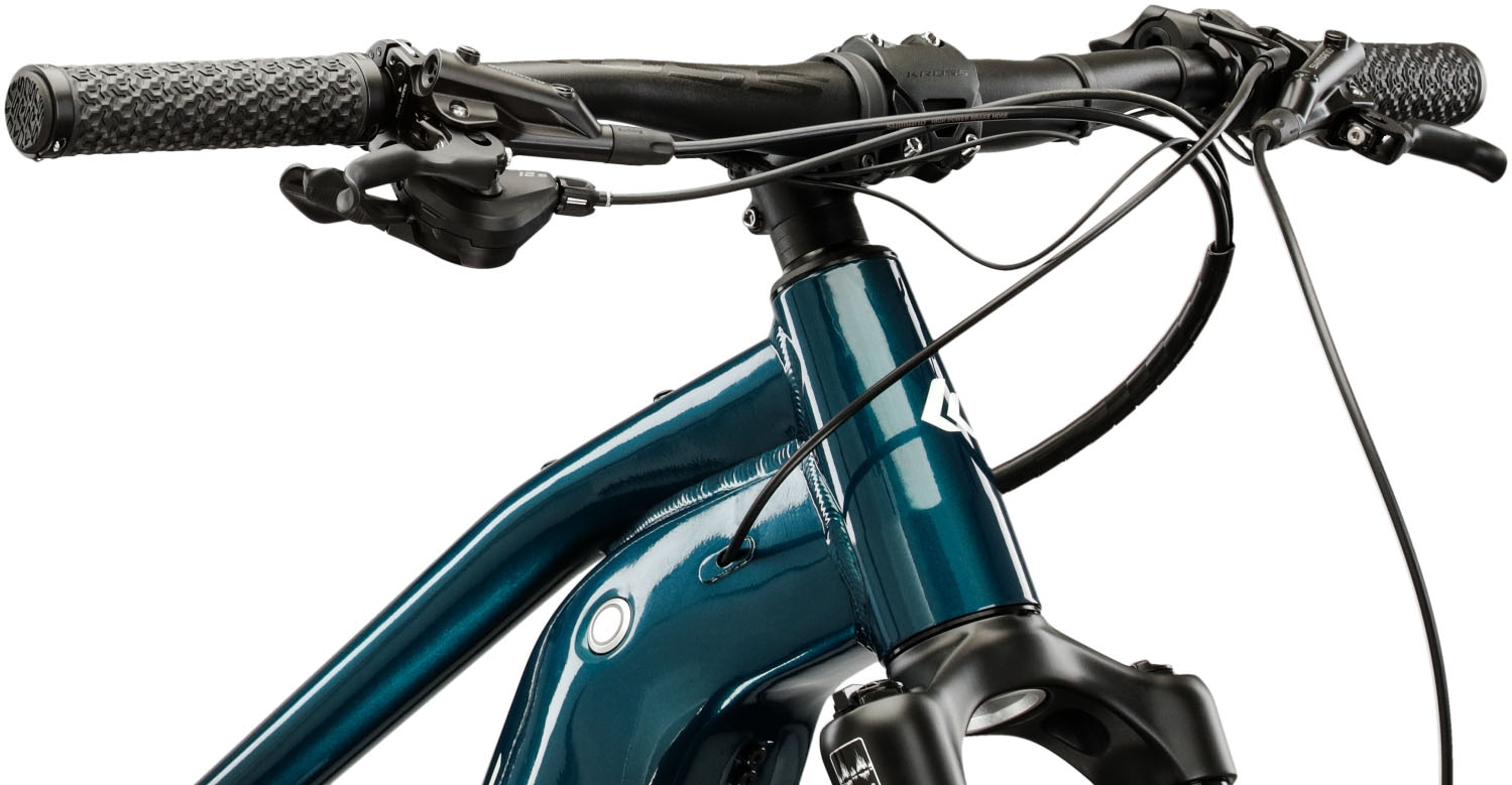 Kross E-Bike »KROSS E-MTB Grist Boost 2.0 630 29" türkis 12 Gänge«, 12 Gang, Shimano, DEORE M6100, Mittelmotor 250 W