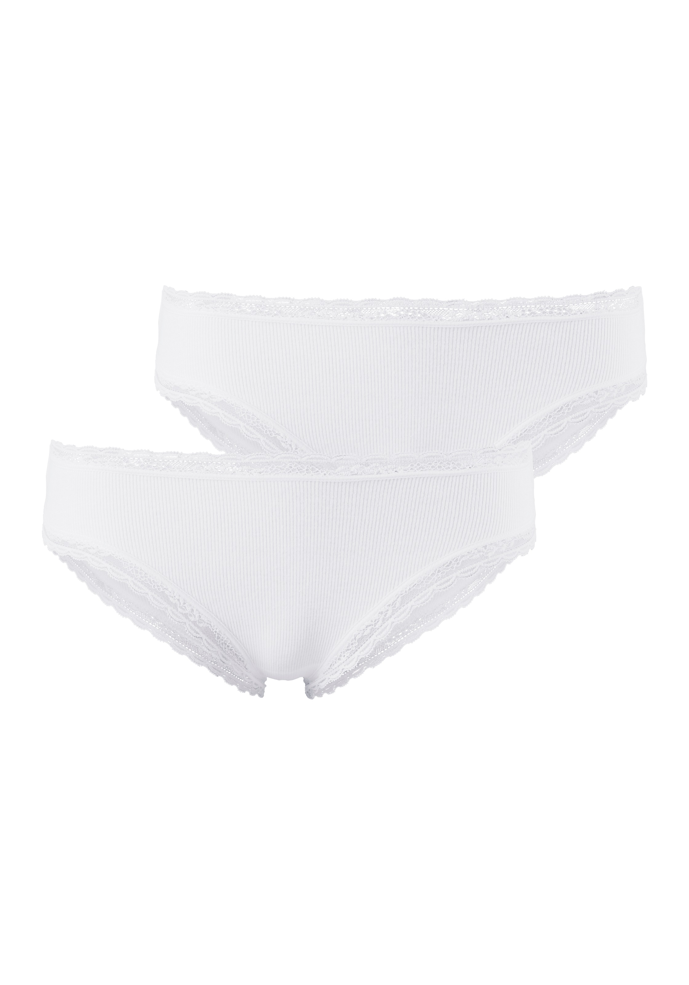 s.Oliver Brasilslip, (Packung, 2 St.), mit modischer Spitze aus Baumwollmis günstig online kaufen