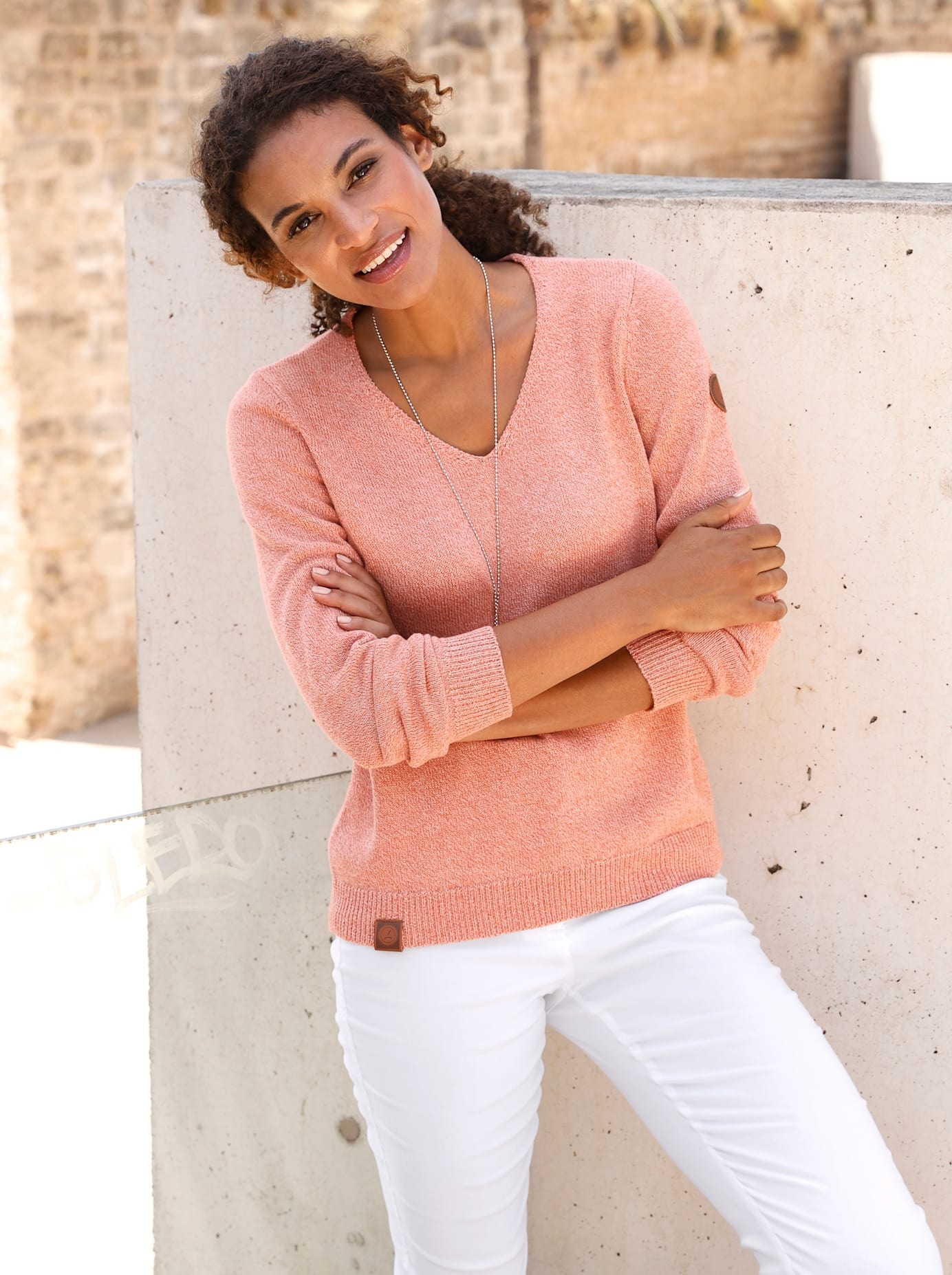 Casual Looks V-Ausschnitt-Pullover "Pullover"