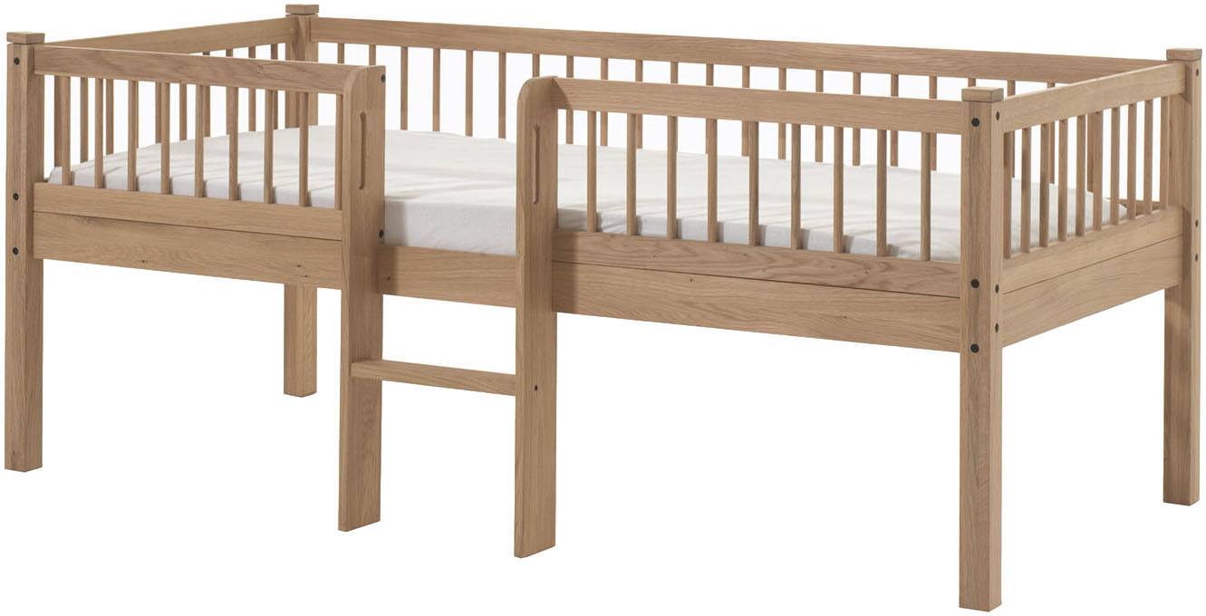 Thumbnail - Vipack Massivholzbett "Forrest Massivholzbett Made in Europe, stabil und hochwertig gebaut" 90/200 cm, mit Rollrost und ...