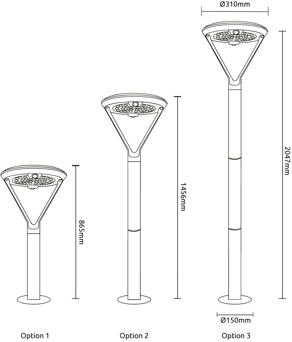 GLOBO LIGHTING LED Solarleuchte »SOLARLEUCHTE ALUMINIUM DRUCKGUSS GRAU, 1XLED« LED-Modul 1 Stk. Warmweiß