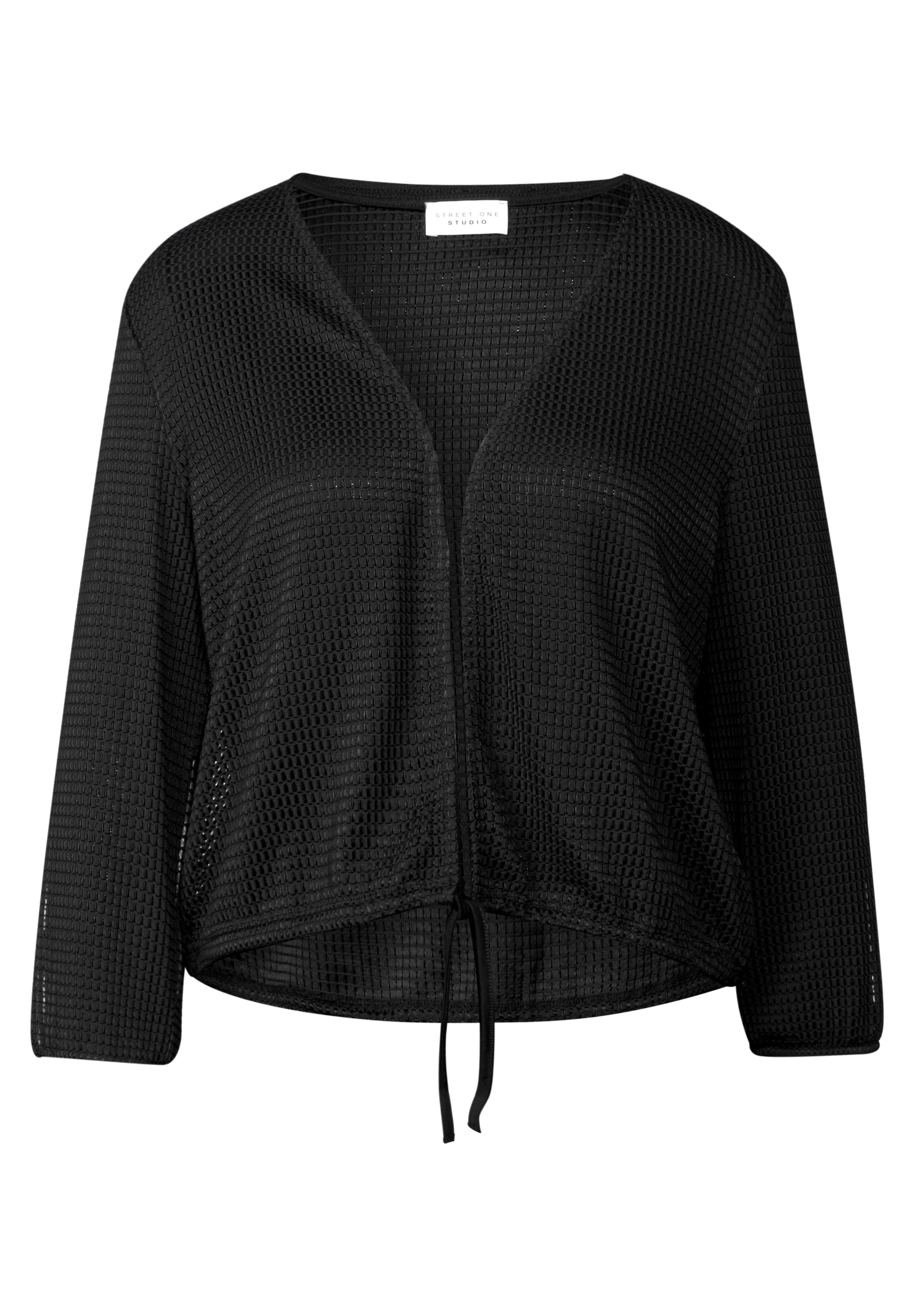 STREET ONE STUDIO Cardigan, mit Tunnelzugbändchen im Bund