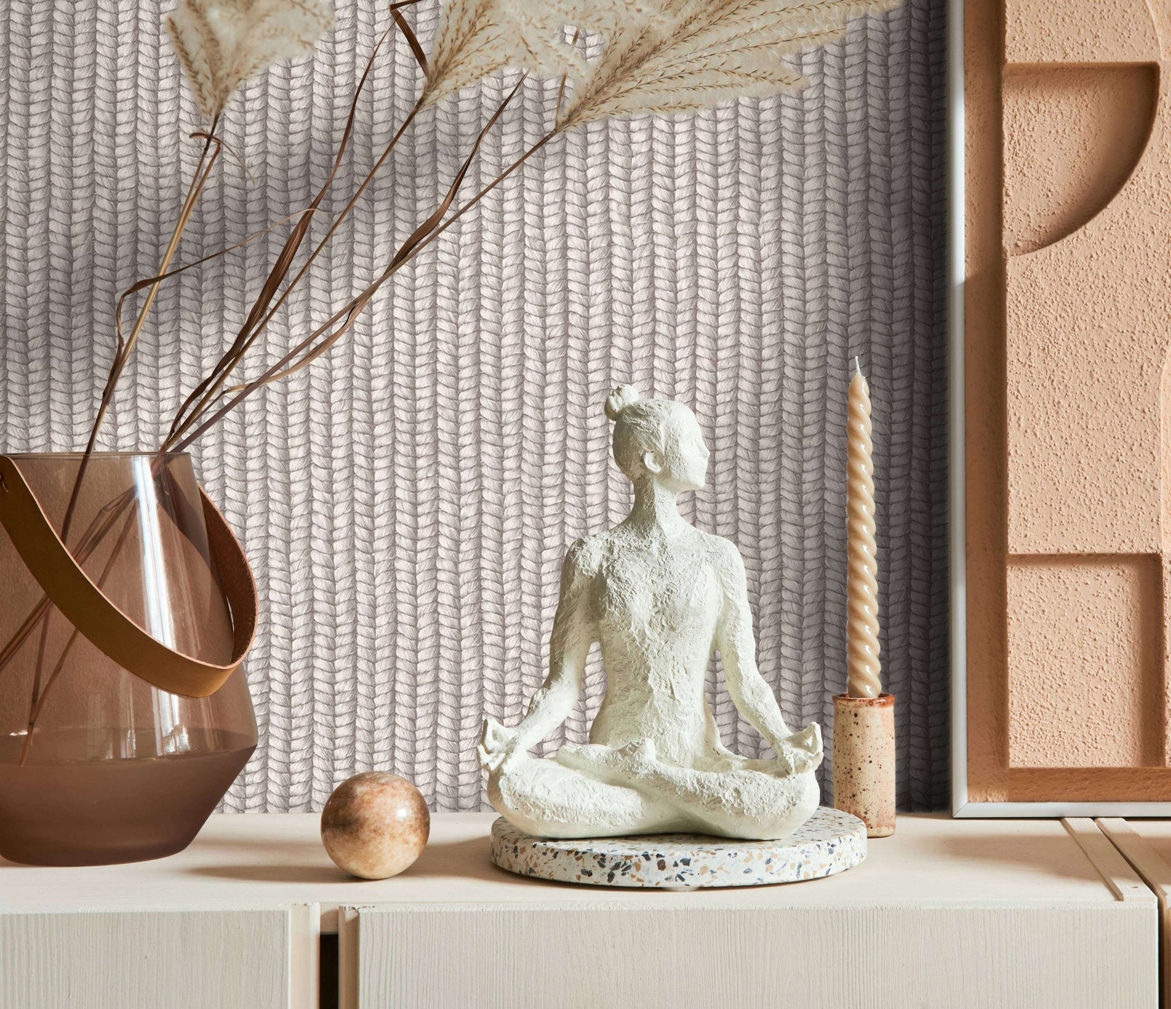 Marburg Vliestapete »Tapete Organic Form«, Holz, moderne Vliestapete für Wohnzimmer Schlafzimmer Küche