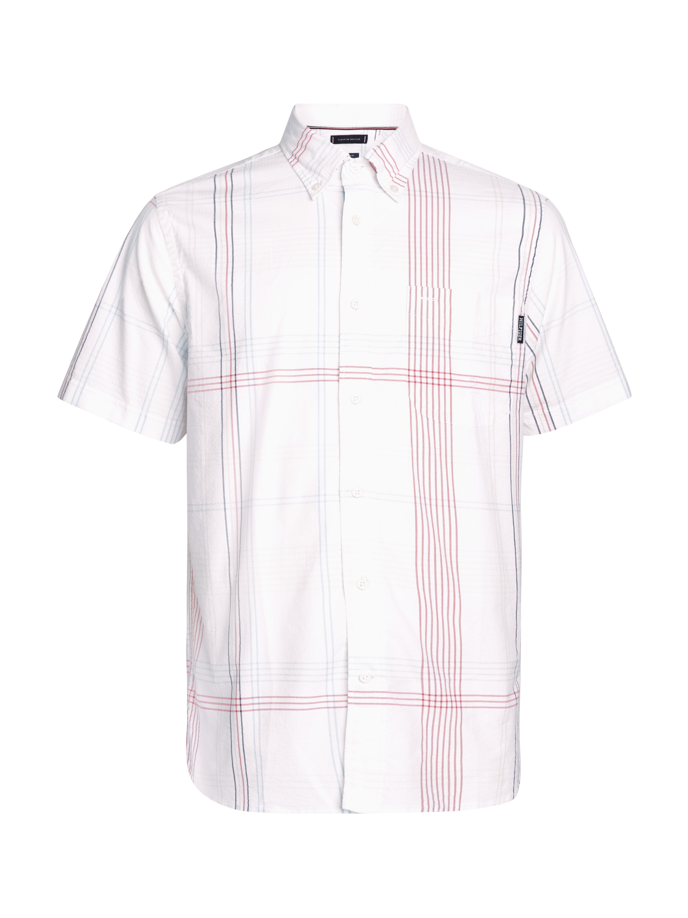 Tommy Hilfiger Kurzarmhemd »RWB LINE CHECK RF SHIRT S/S«