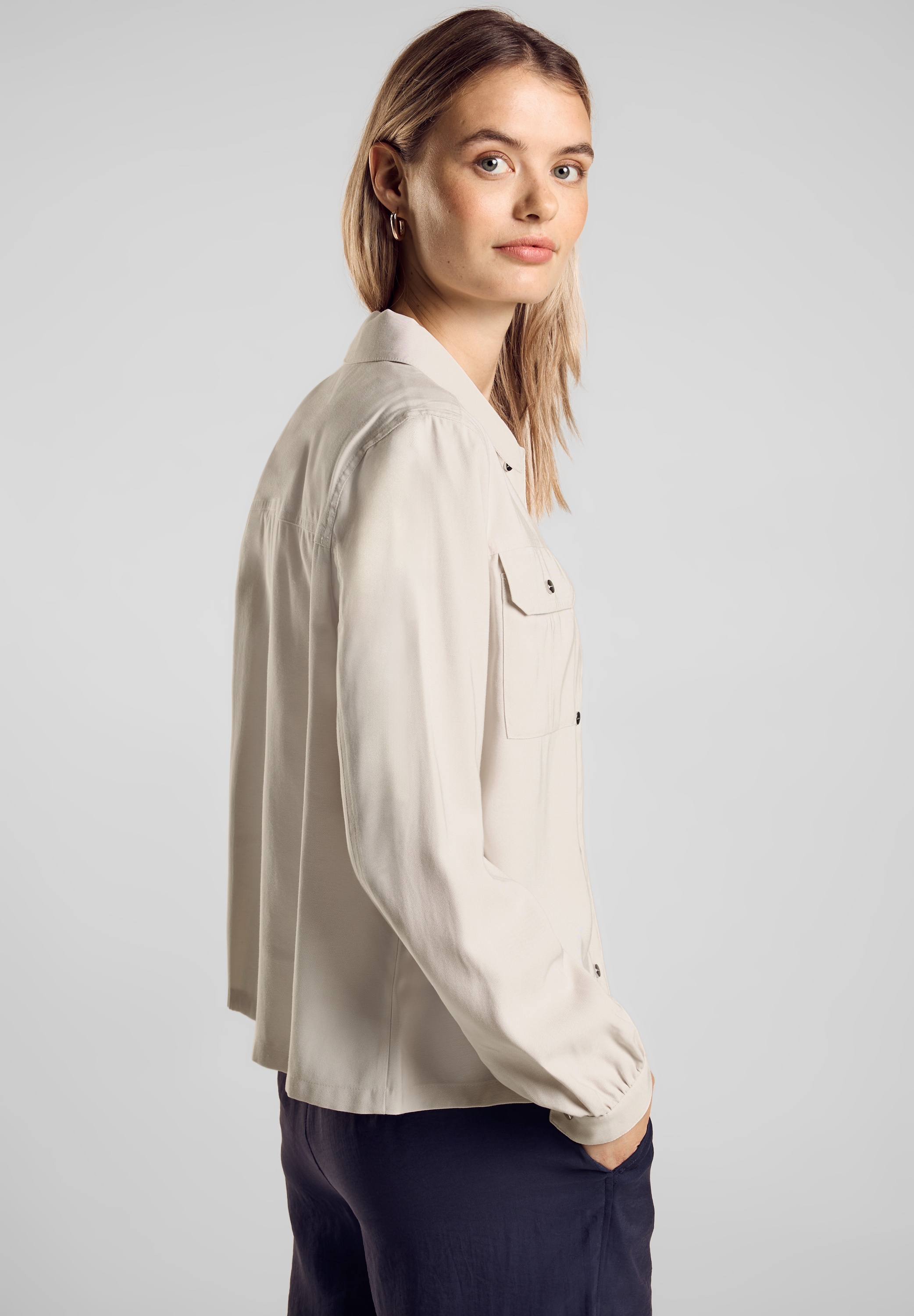 STREET ONE Blouson, ohne Kapuze, in angenehmen Materialmix