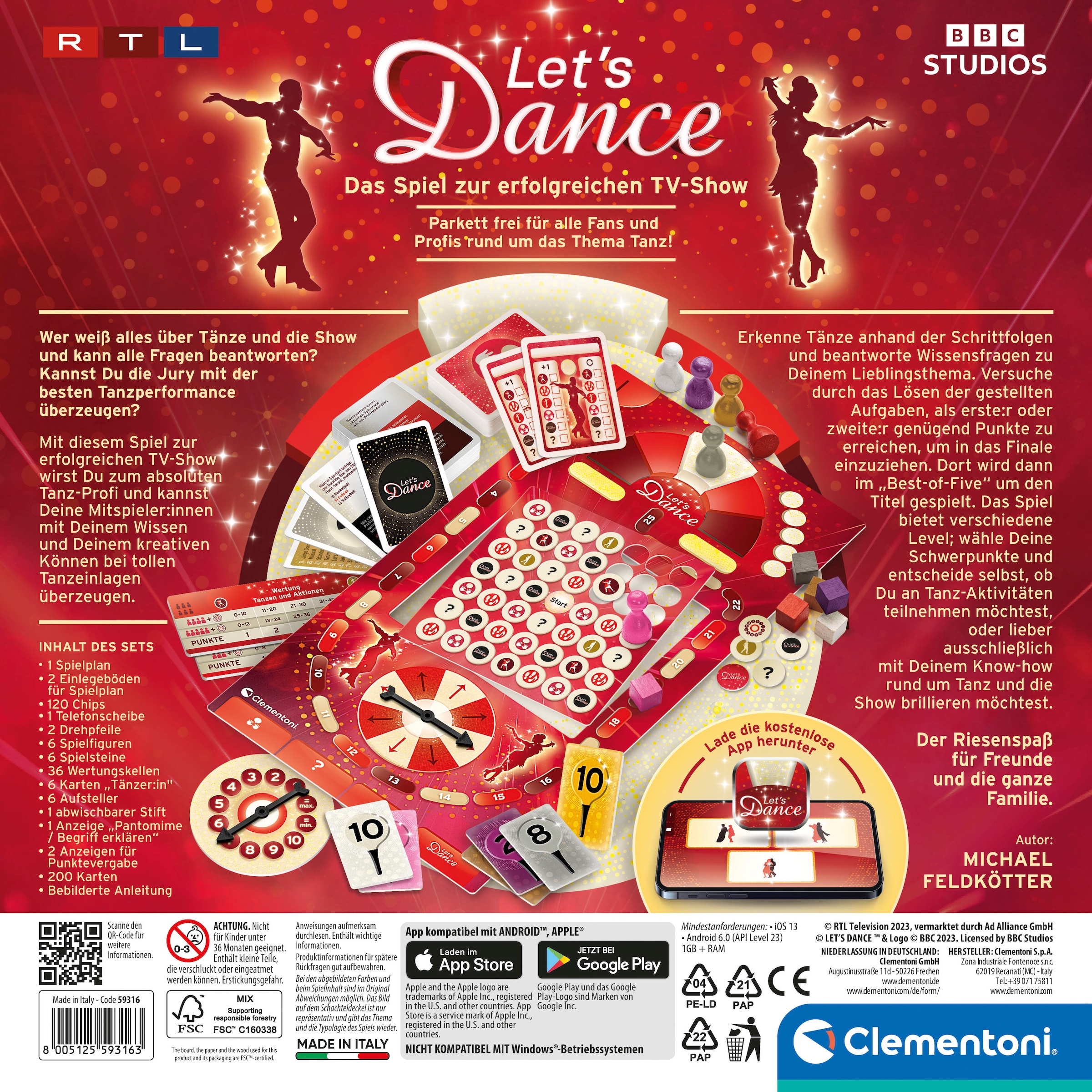 Clementoni® Spiel »Let's Dance«, Made in Europe; FSC® - schützt Wald - weltweit