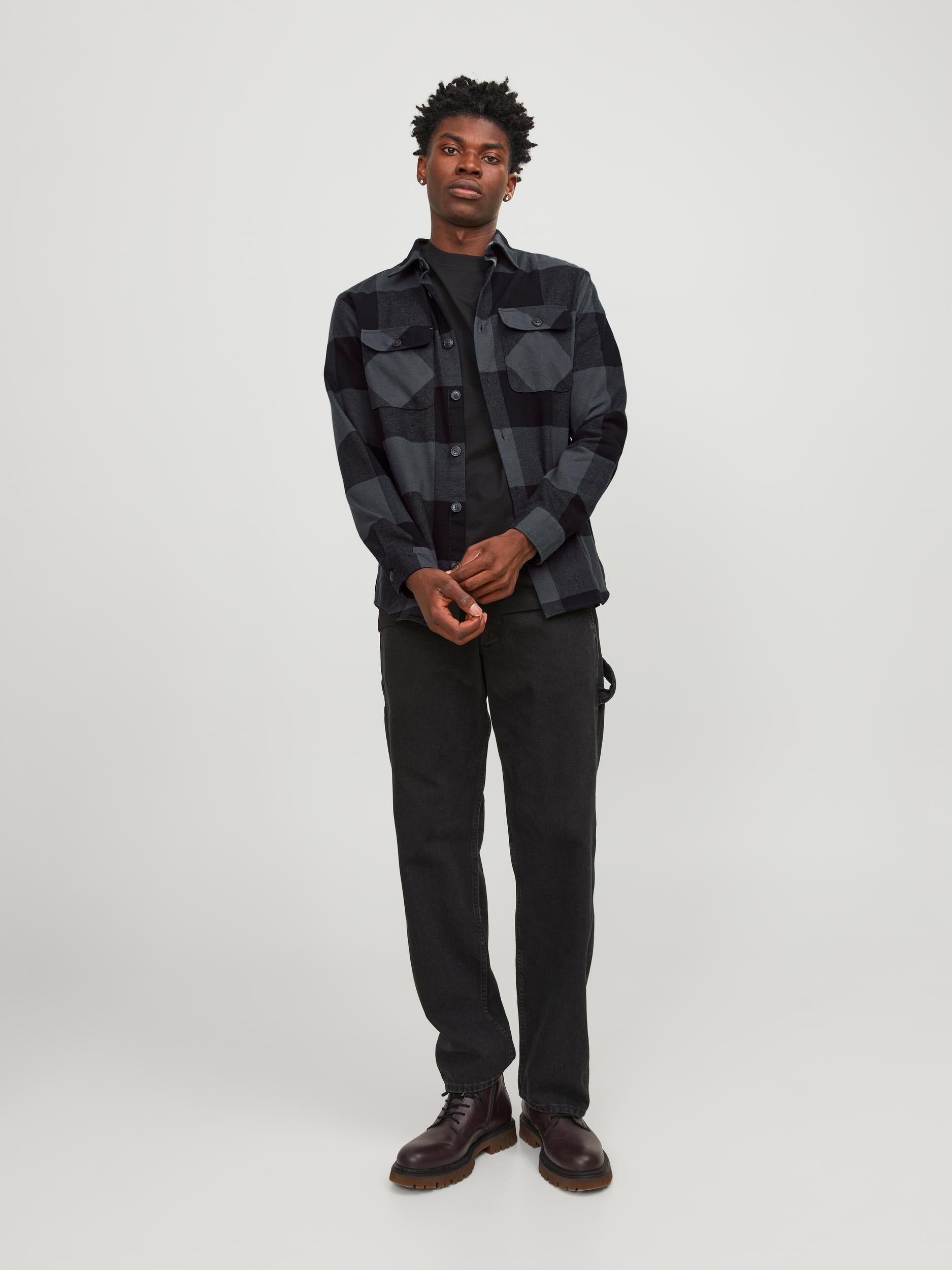 Jack & Jones Langarmhemd »JJEDARREN OVERSHIRT LS NOOS«