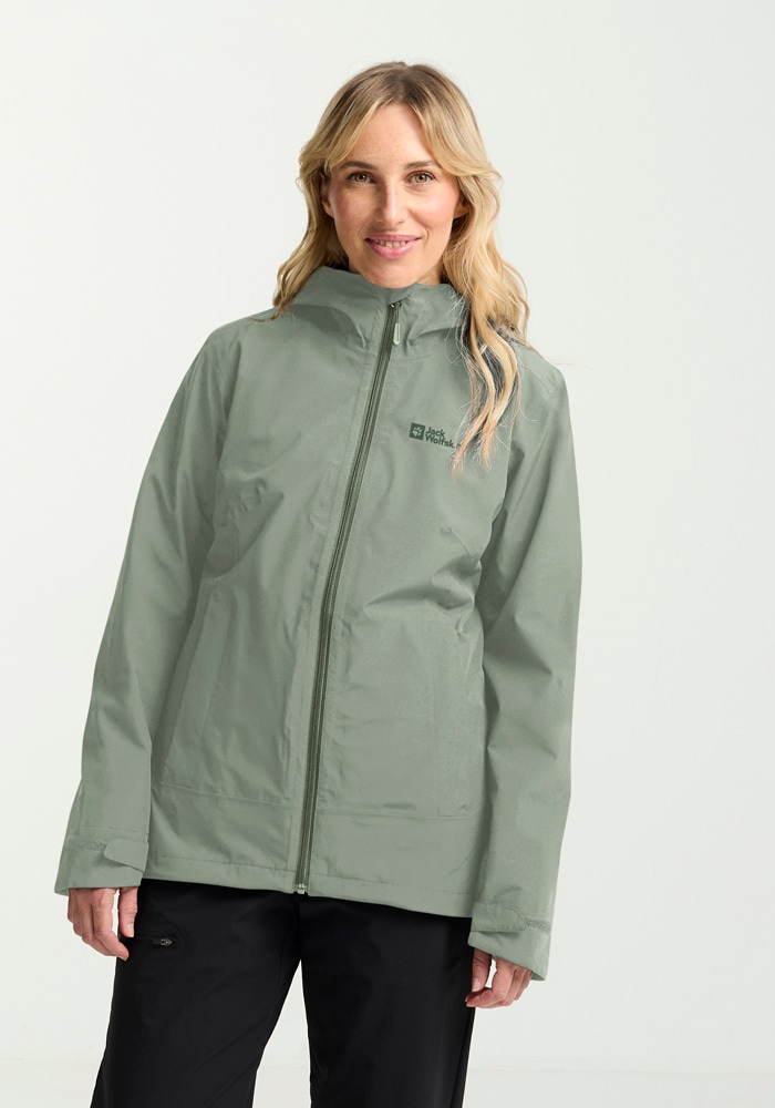 Jack Wolfskin 3-in-1-Funktionsjacke »MOONRISE 3IN1 JKT W«, mit Kapuze